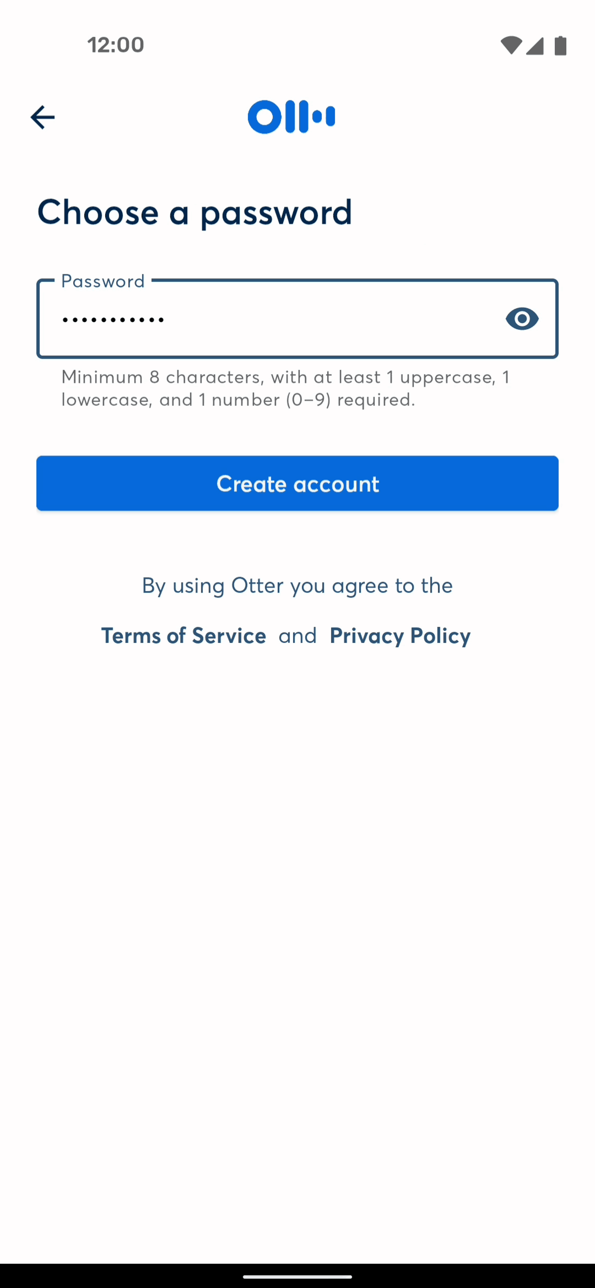 Otter.ai Android AI interface screenshot 10