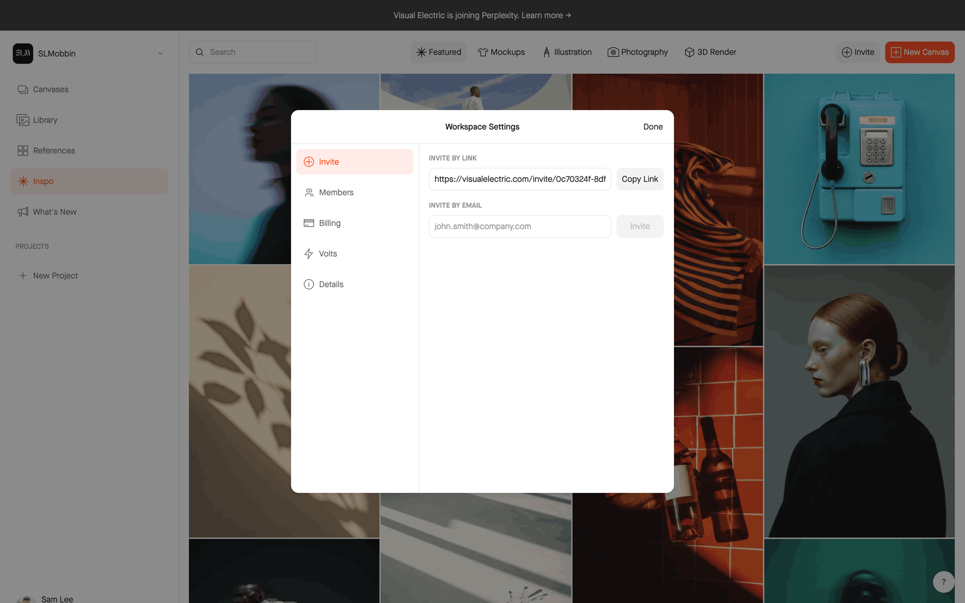 Visual Electric Web AI interface screenshot 22