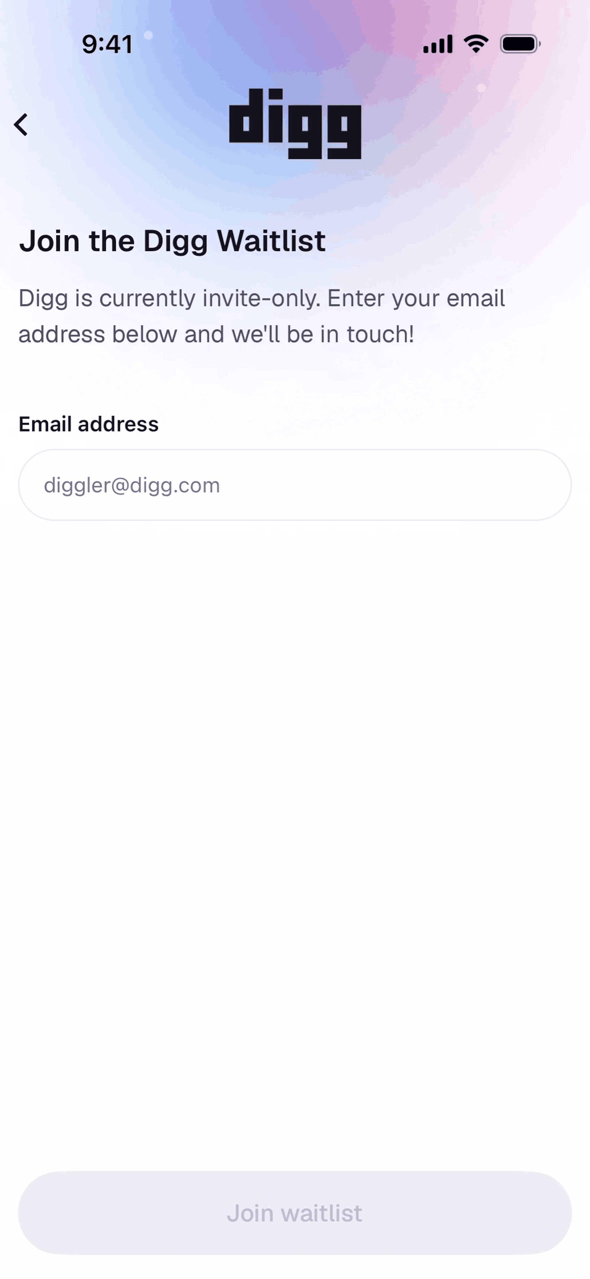 Digg iOS Social Networking interface screenshot 15