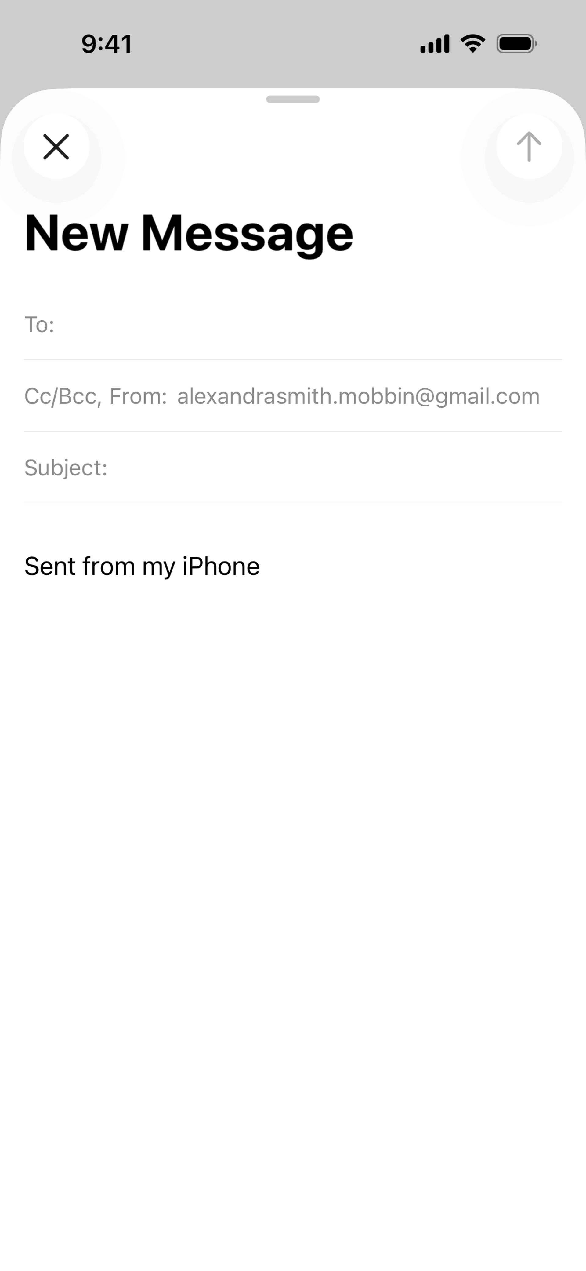 Apple Mail iOS Productivity interface screenshot 11