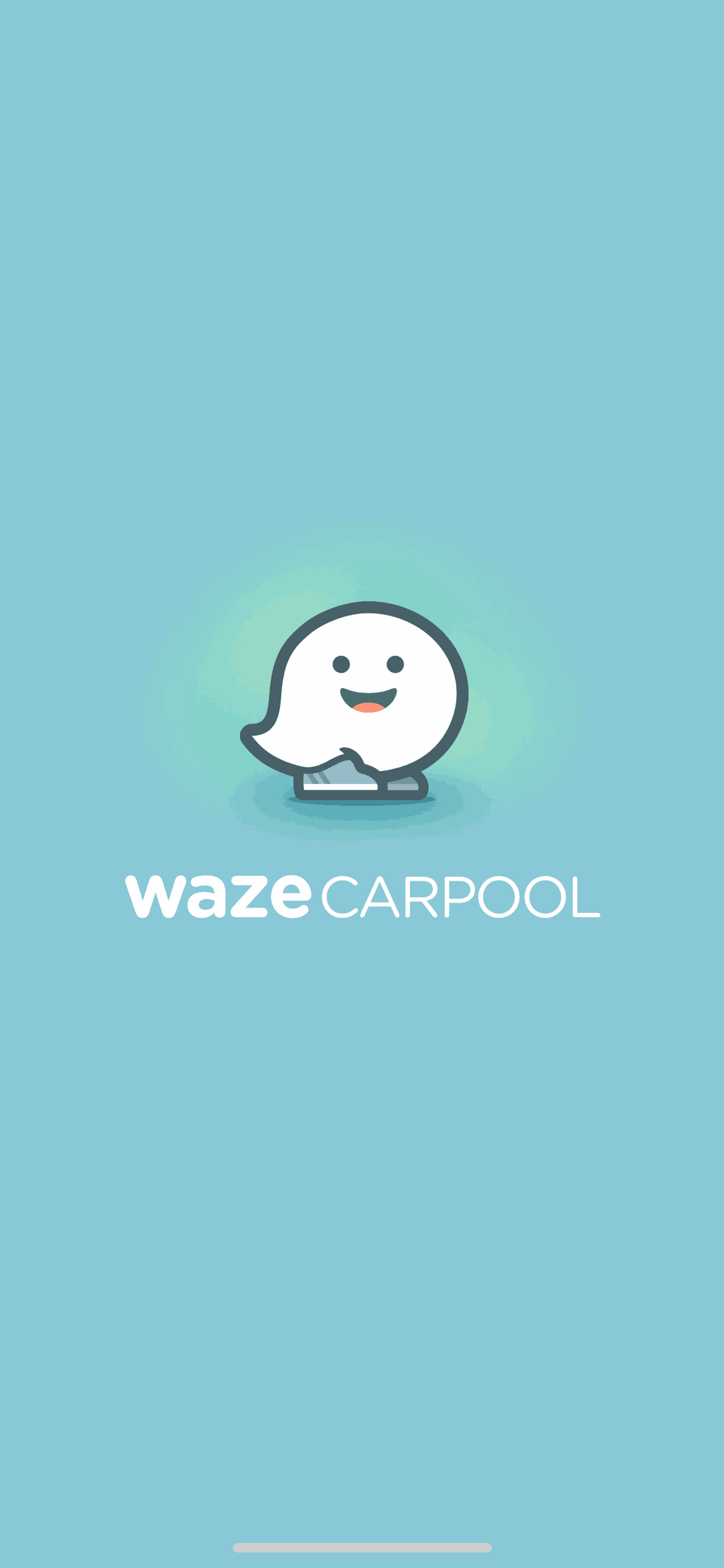 Waze Carpool iOS Maps & Navigation interface screenshot 1