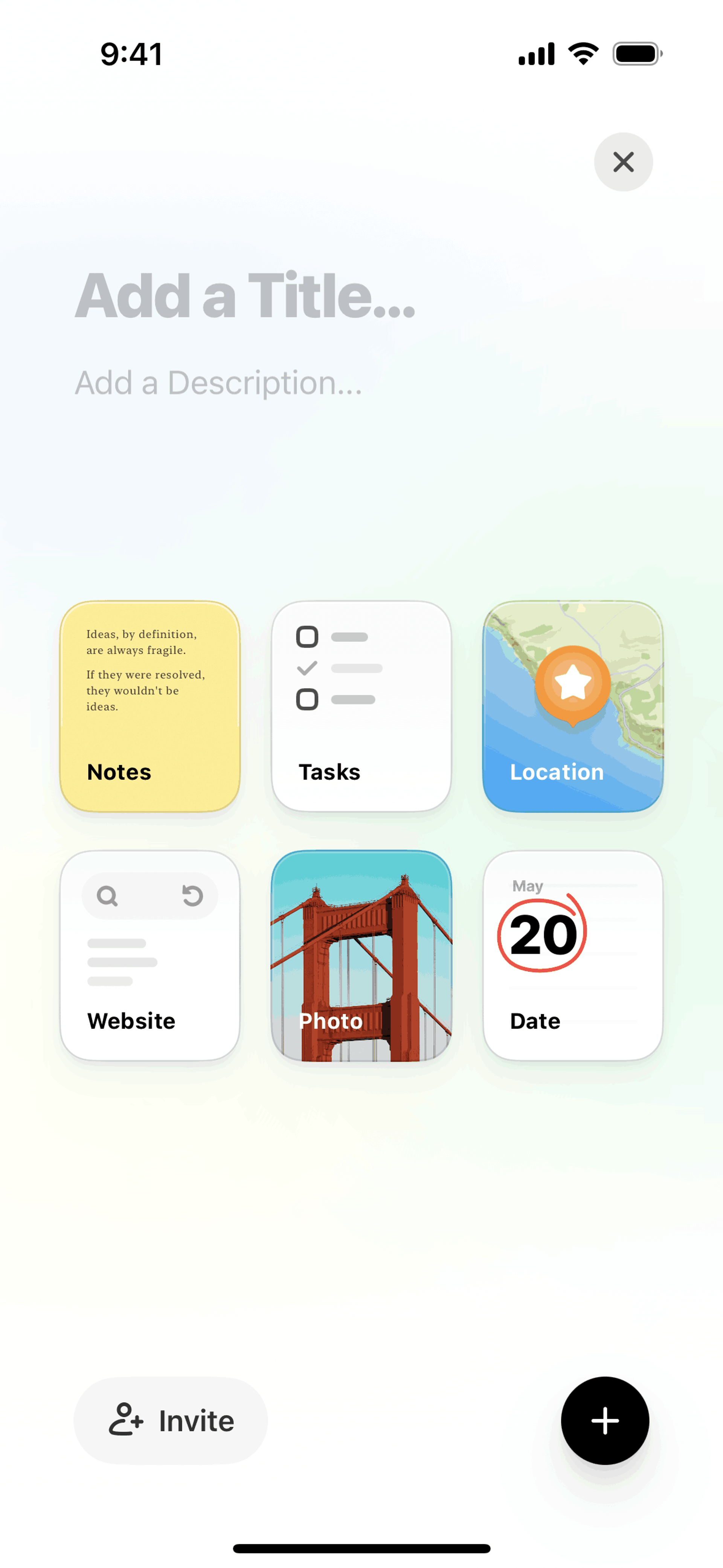 Canopi iOS Collaboration interface screenshot 16