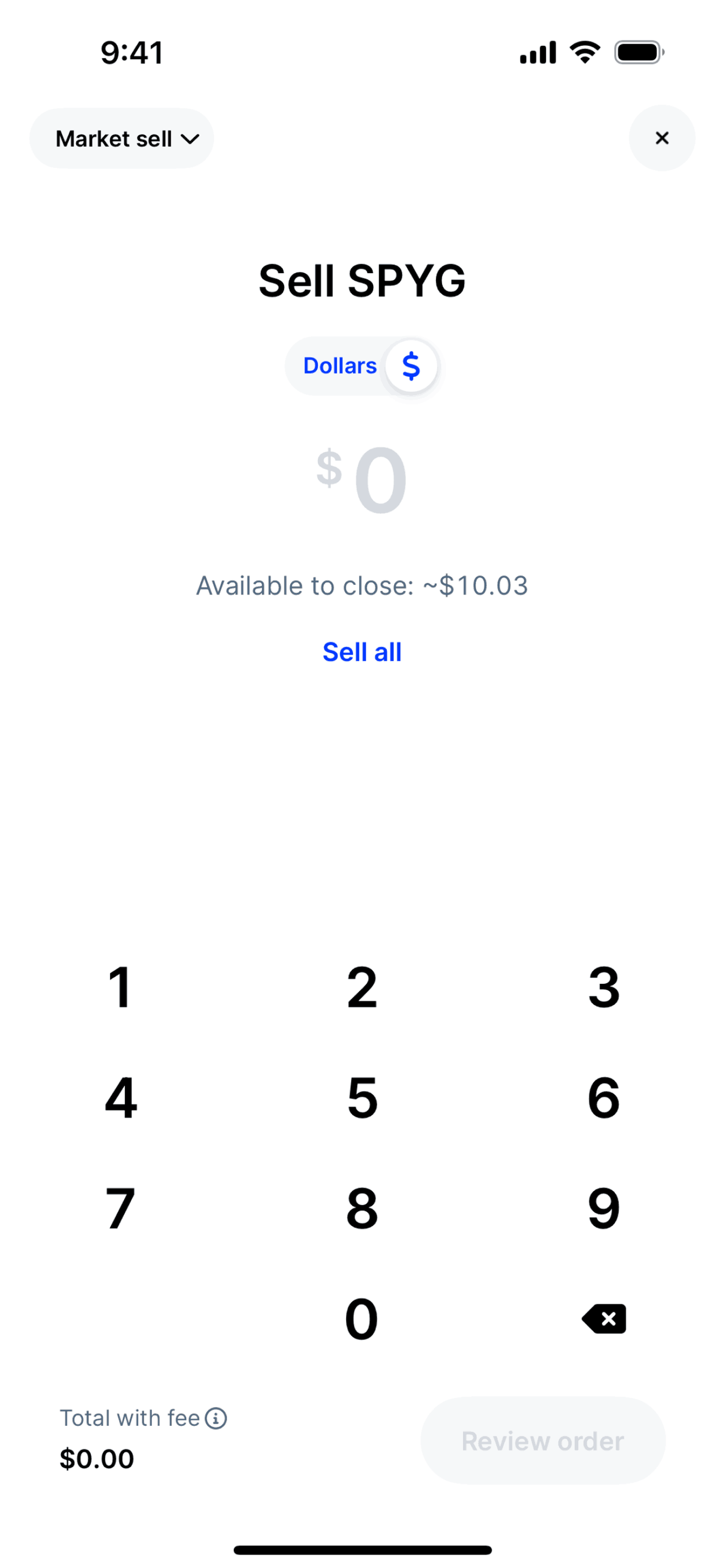 Public iOS Finance interface screenshot 7