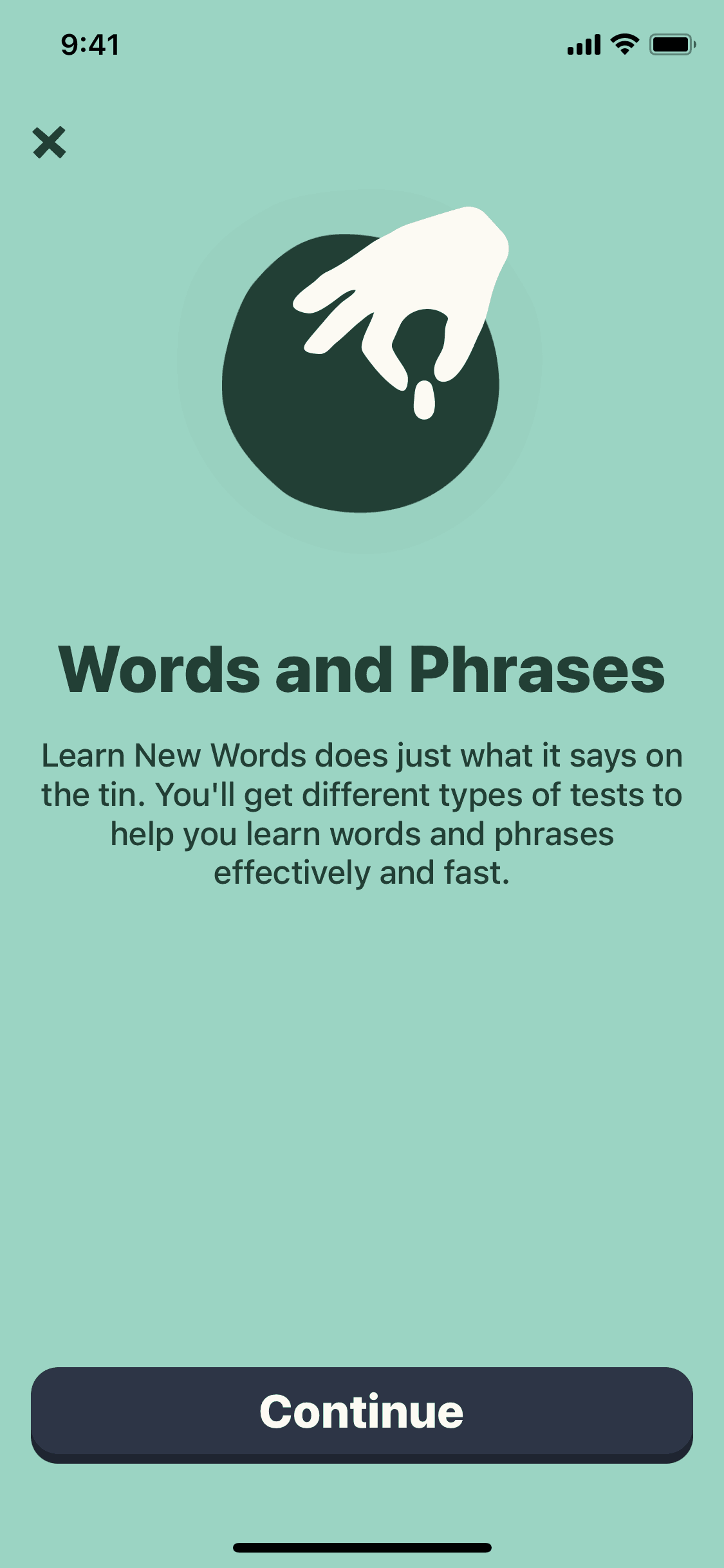 Memrise iOS Education interface screenshot 3