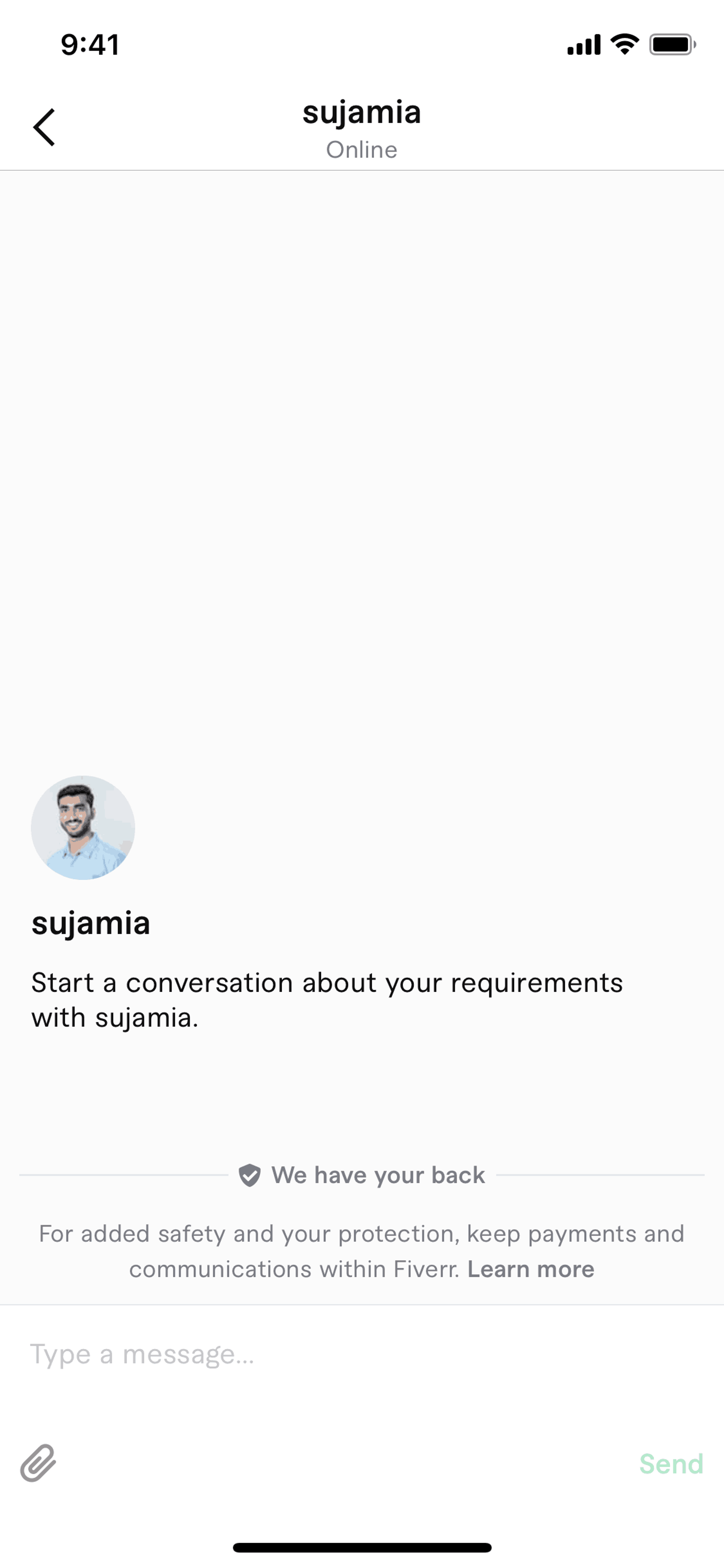 Fiverr iOS Business interface screenshot 15