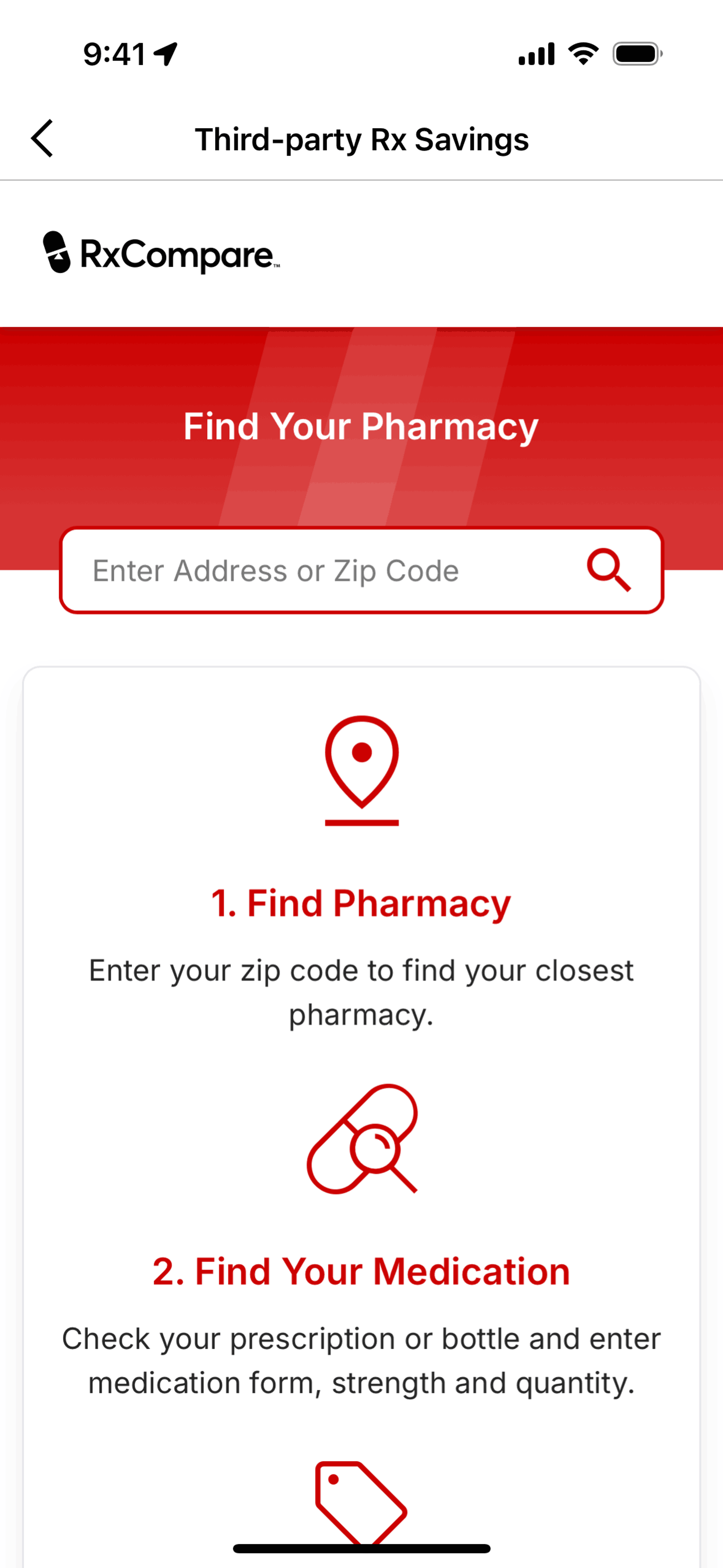 CVS Health iOS Medical interface screenshot 9