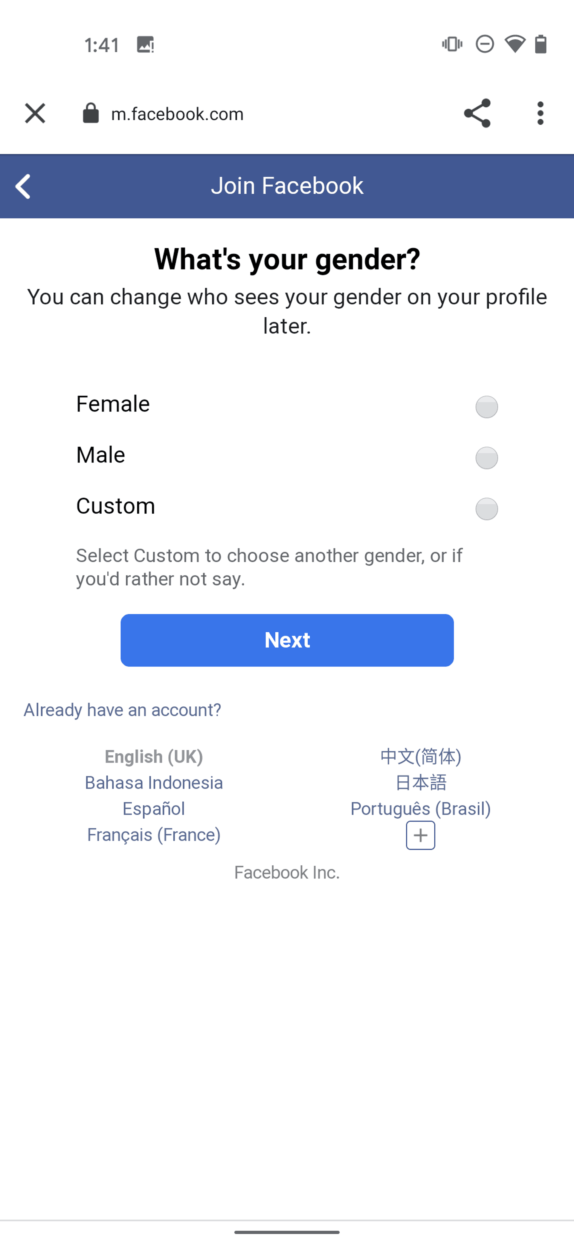 Messenger Android Social Networking interface screenshot 6