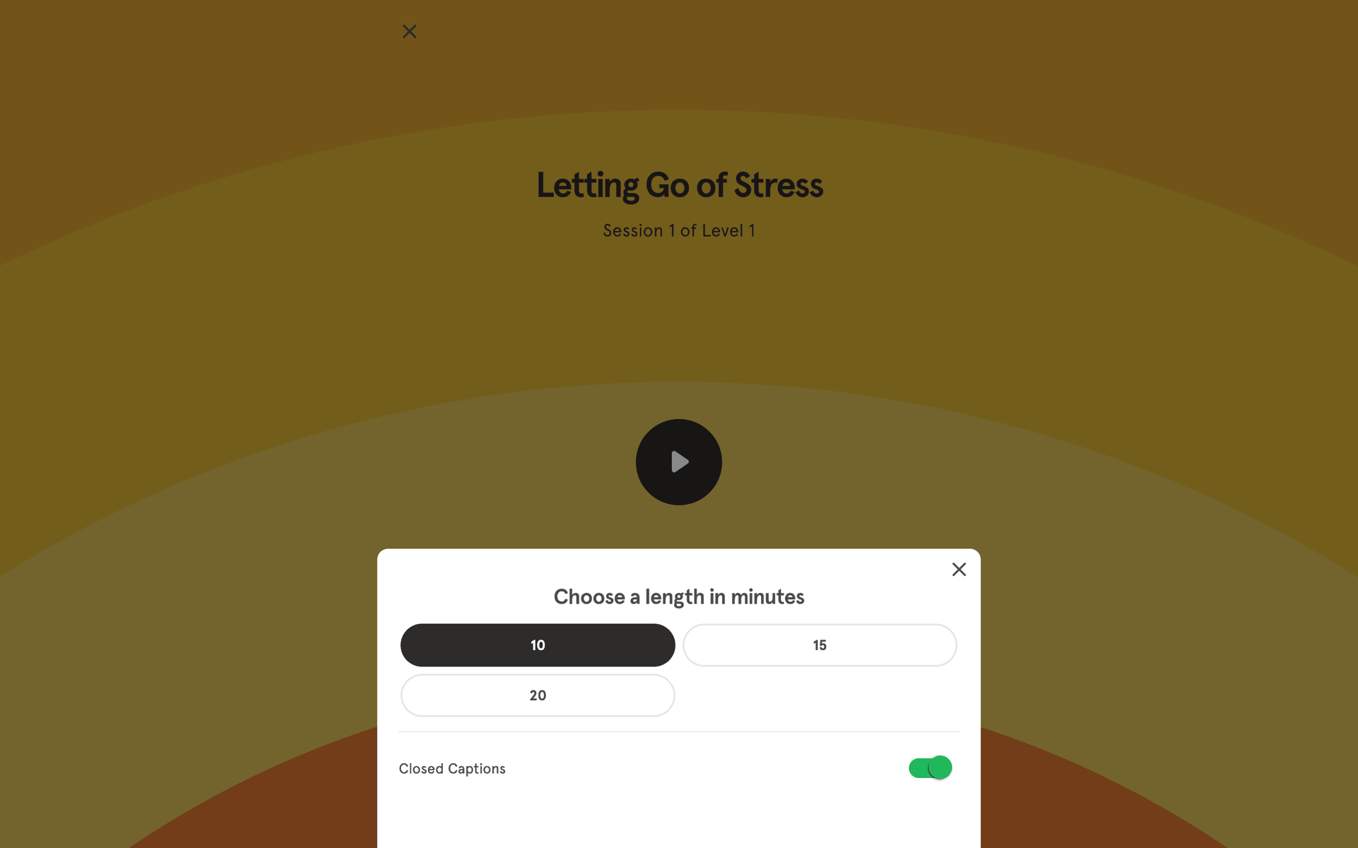 Headspace Web Health & Fitness interface screenshot 12