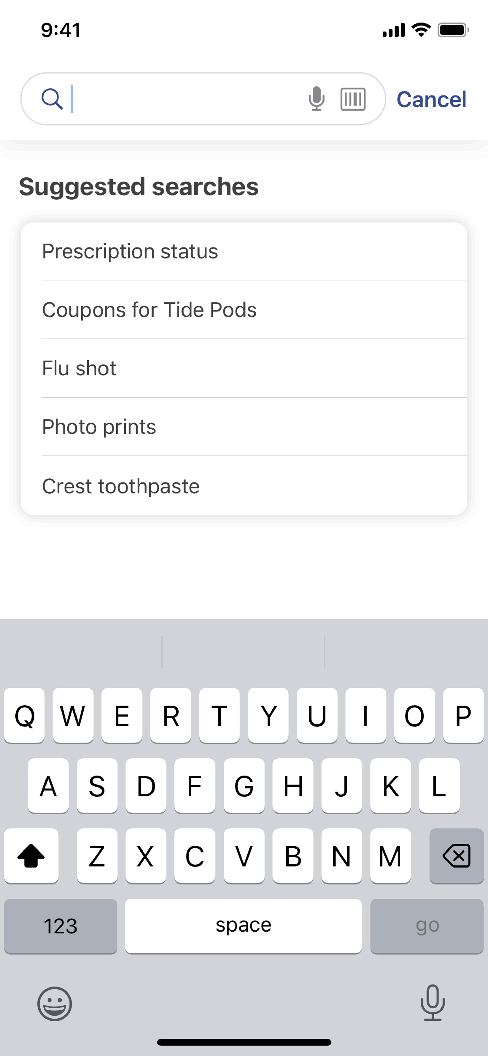 Walgreens iOS Shopping interface screenshot 7