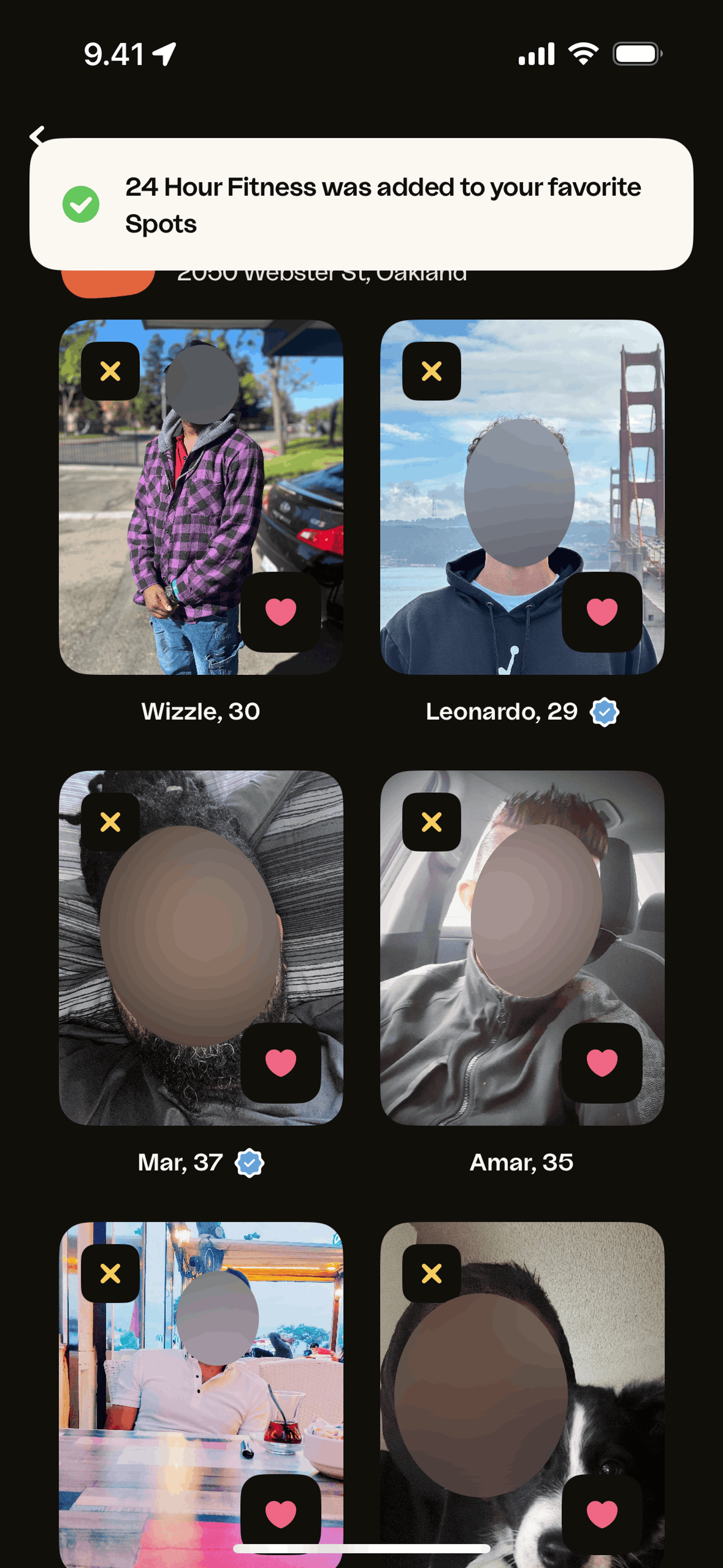 happn iOS Lifestyle interface screenshot 4
