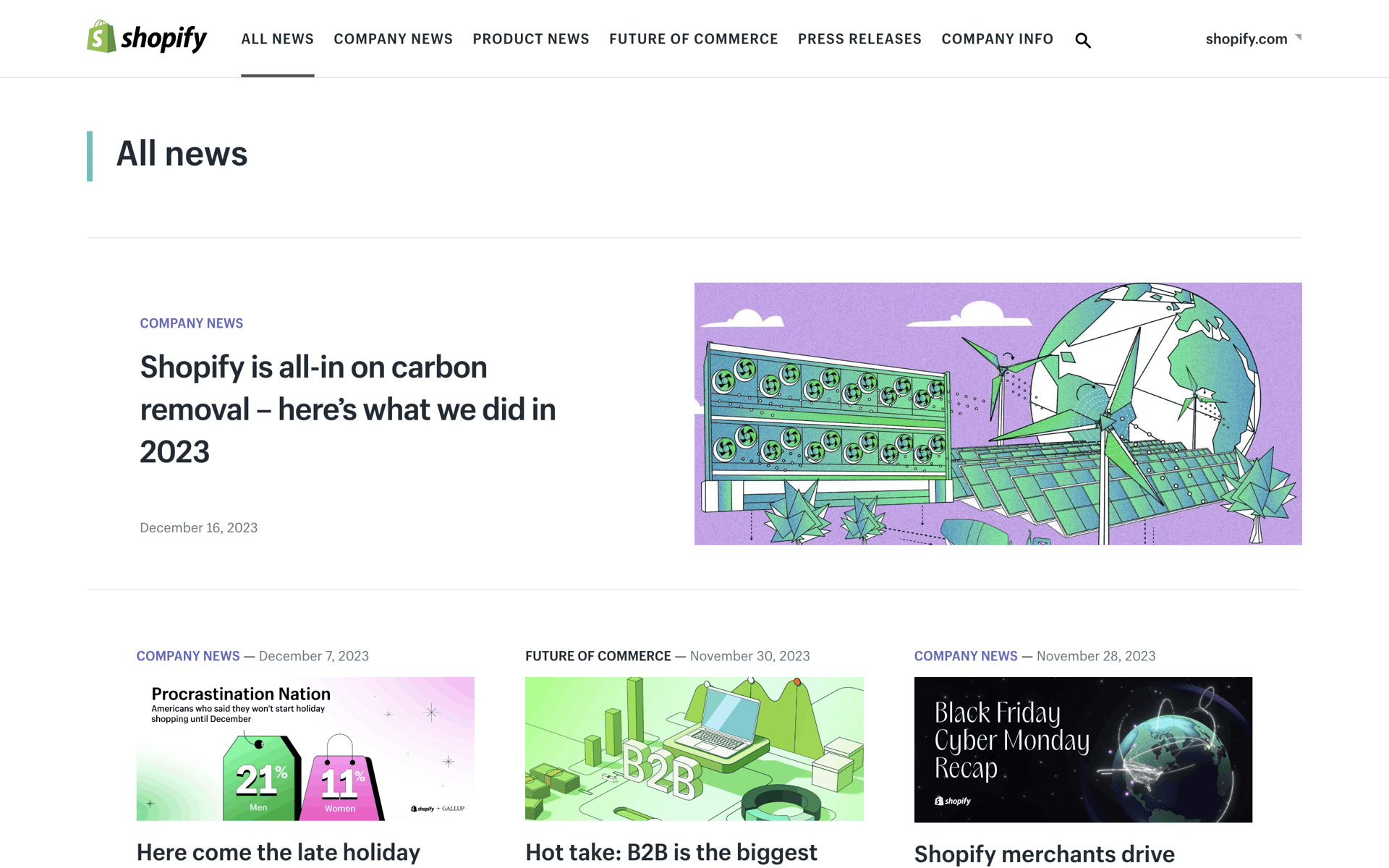 Shopify Web Business interface screenshot 19