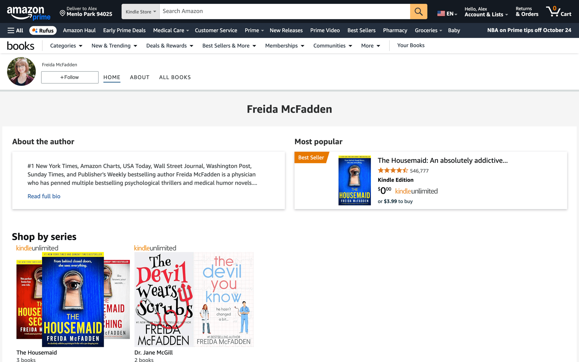 Amazon Web Shopping interface screenshot 17