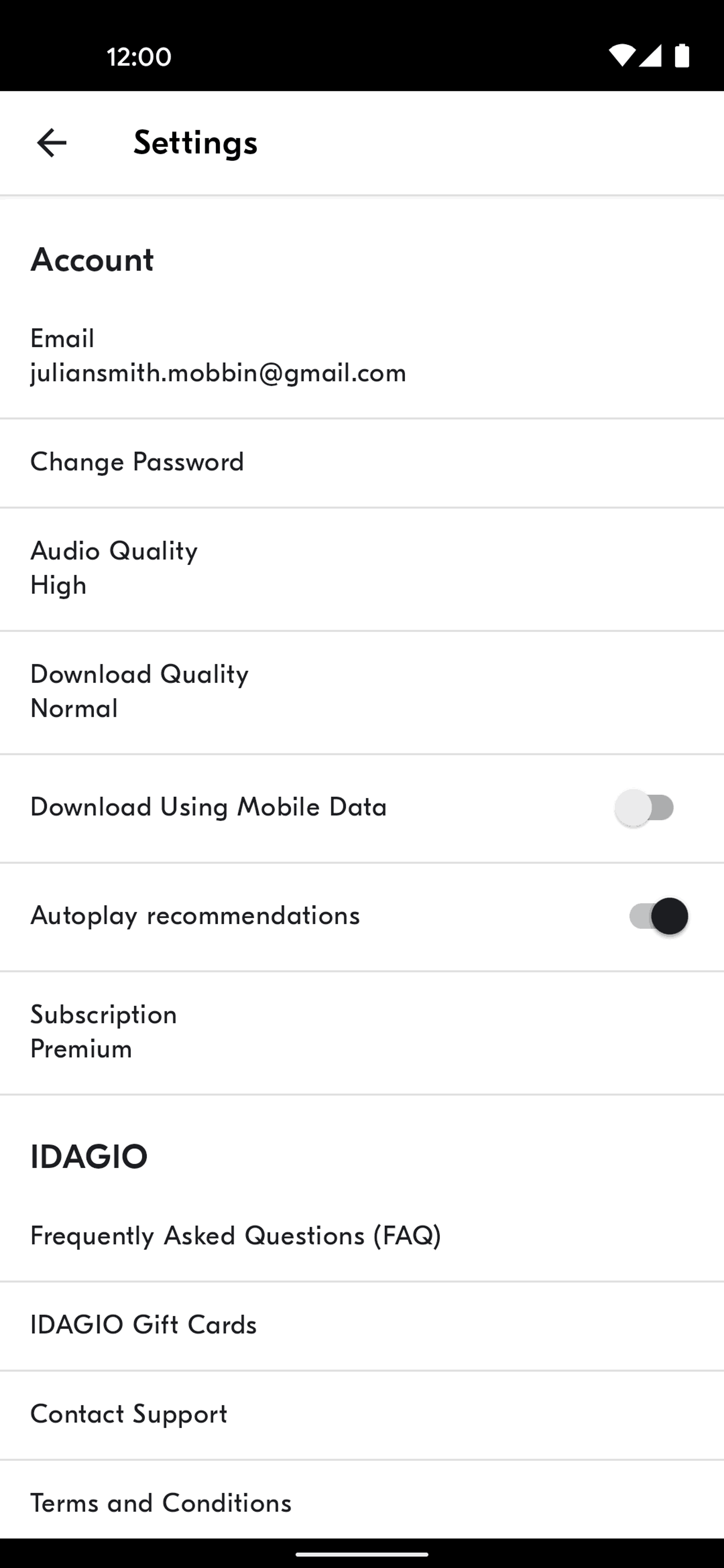 IDAGIO Android Music & Audio interface screenshot 15