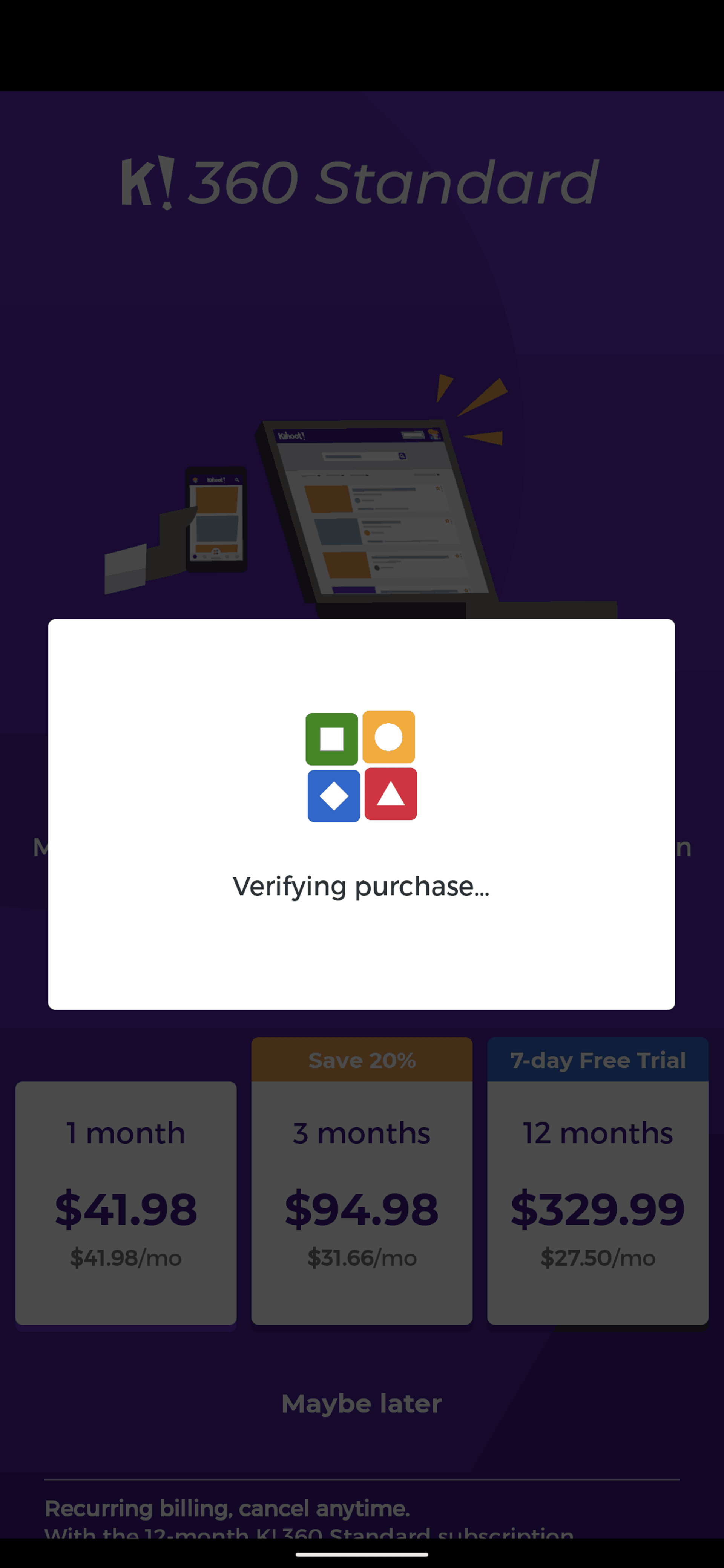 Kahoot! Android Education interface screenshot 24