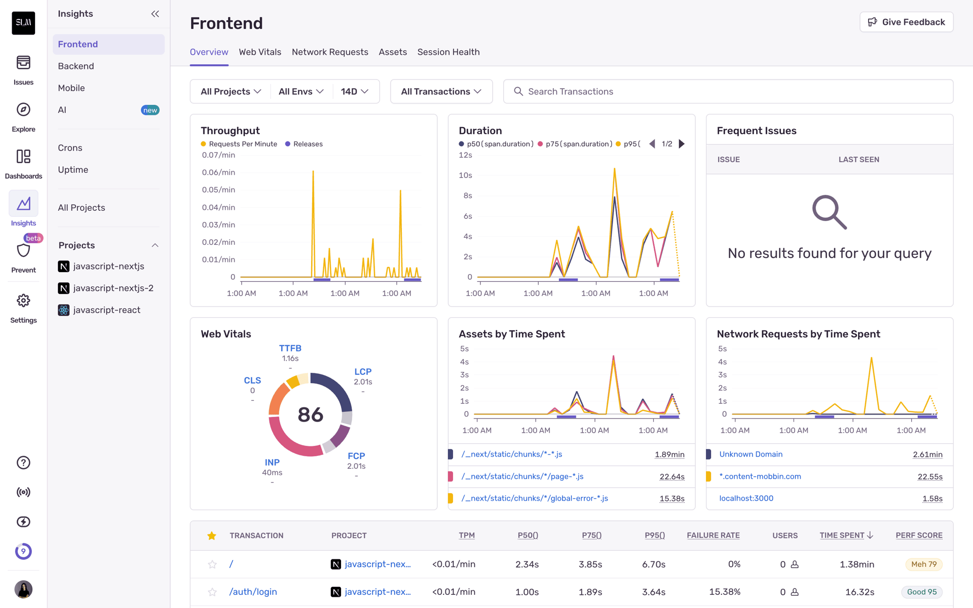 Sentry Web Developer Tools interface screenshot 8