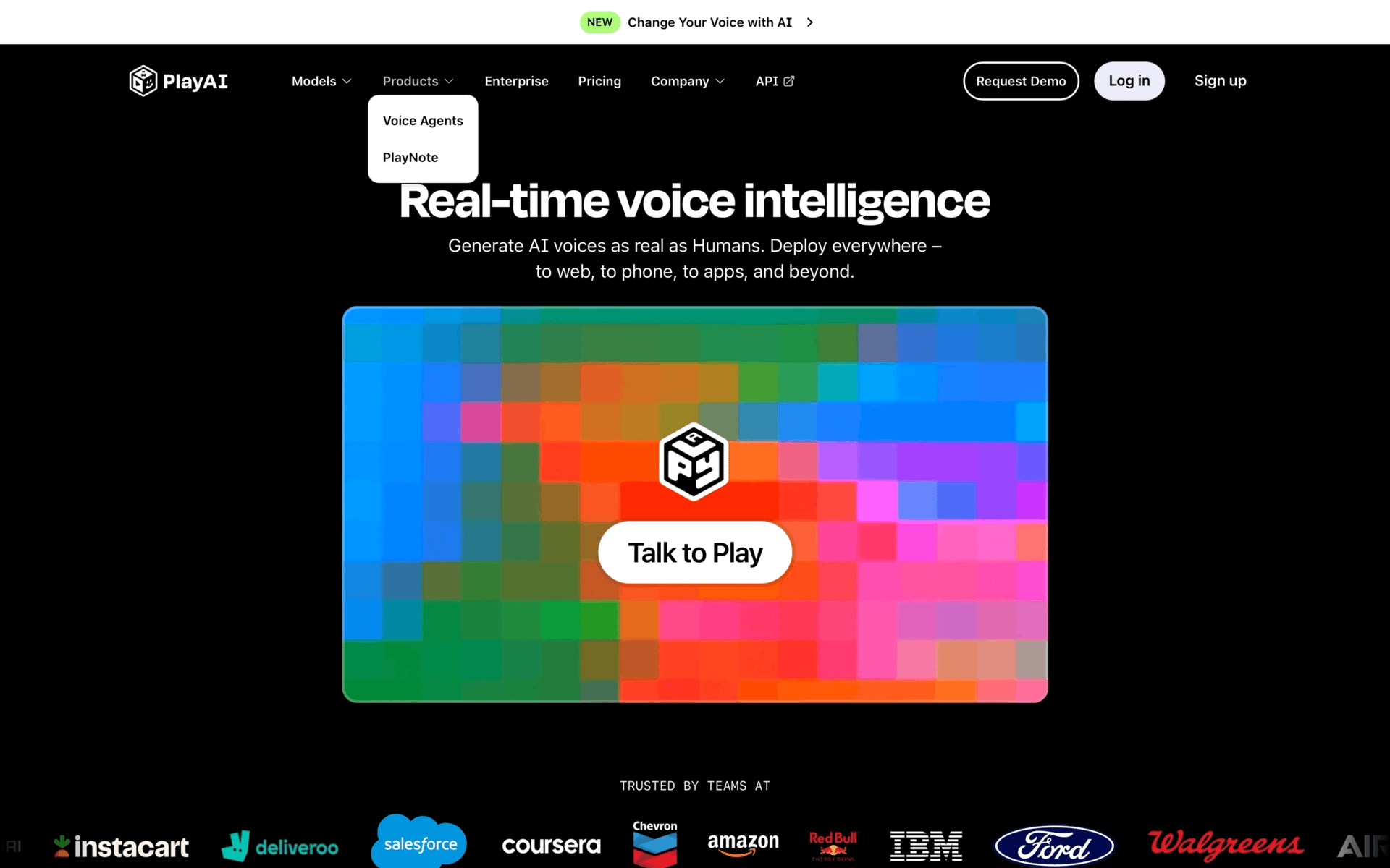 PlayAI Web AI interface screenshot 16