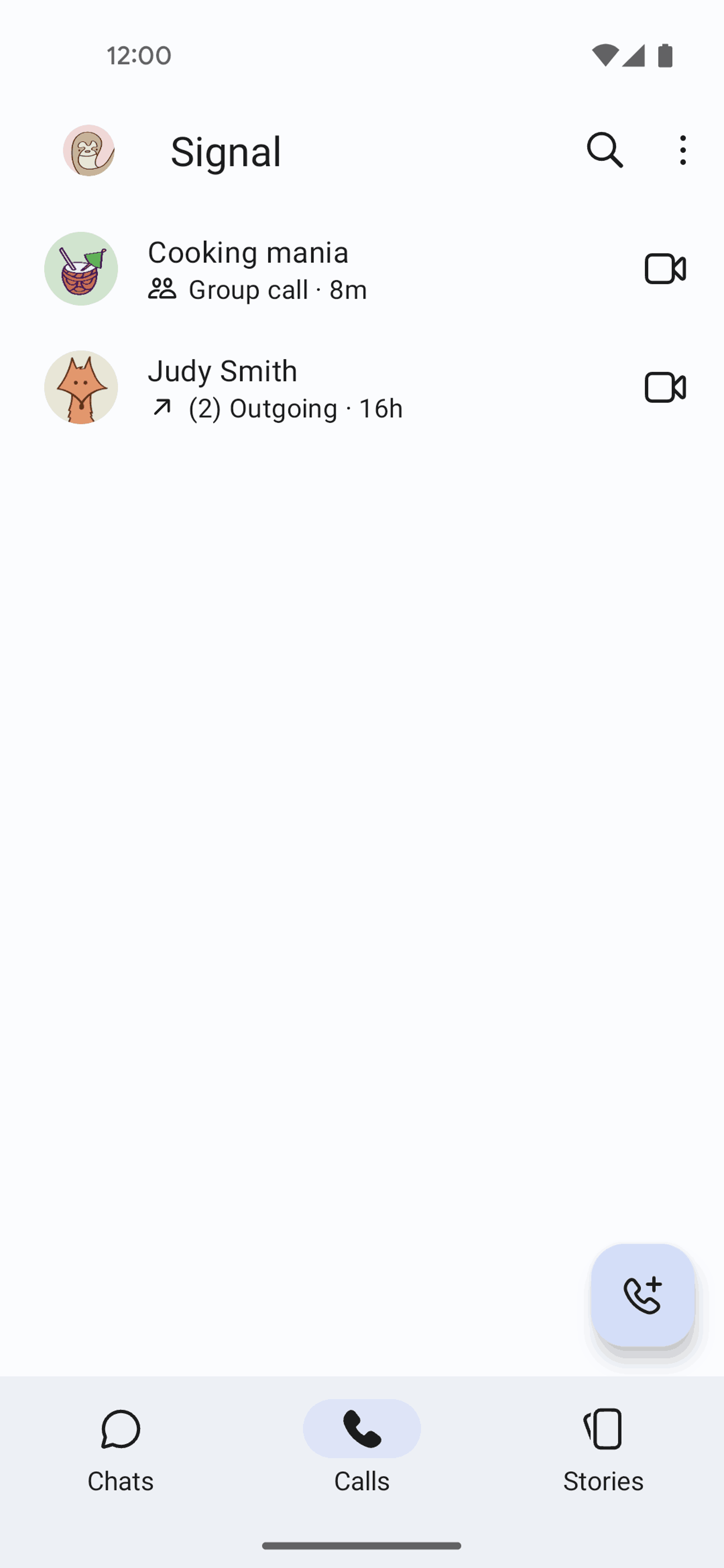 Signal Android Social Networking interface screenshot 3