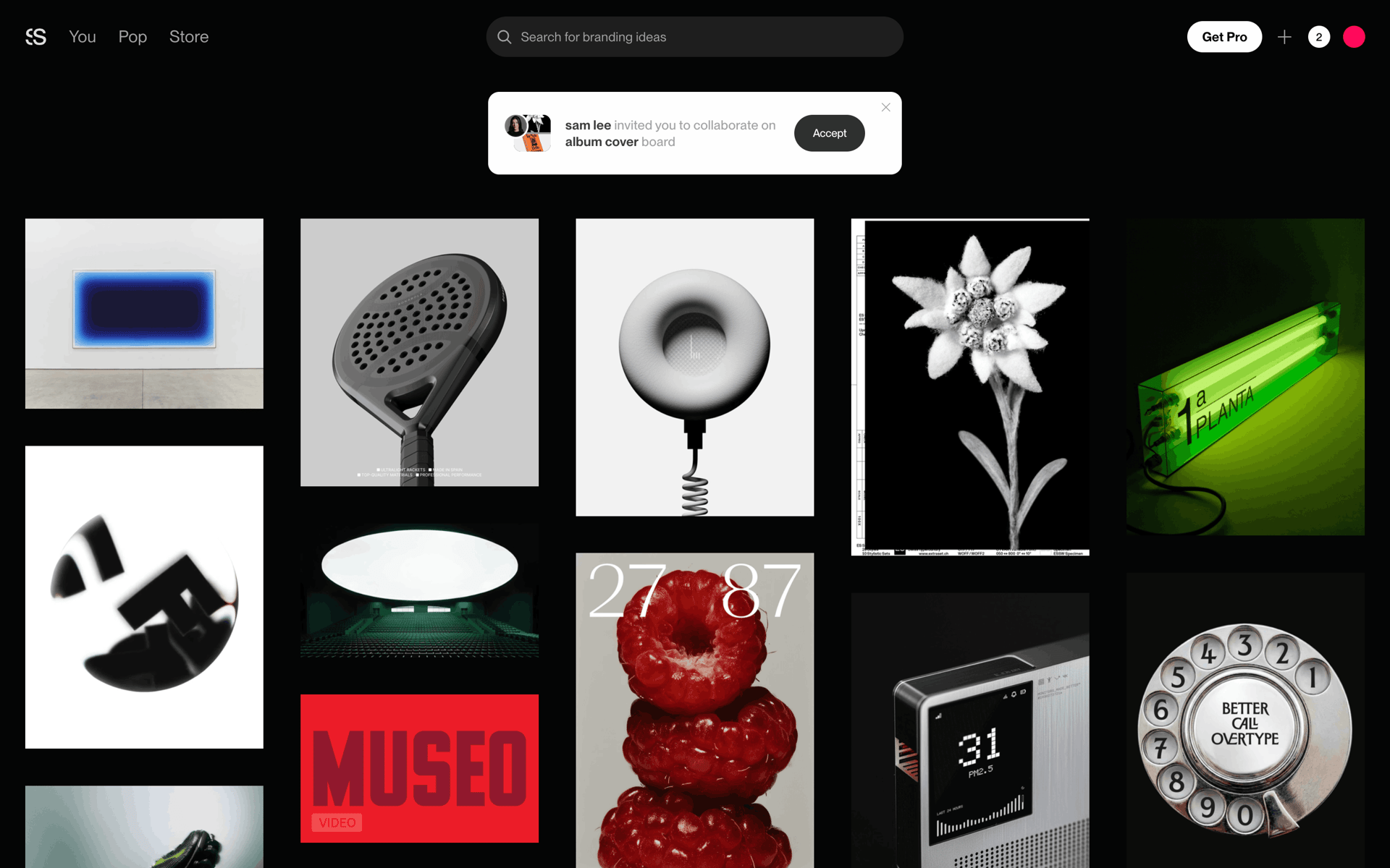 Savee Web inspiration interface screenshot 2