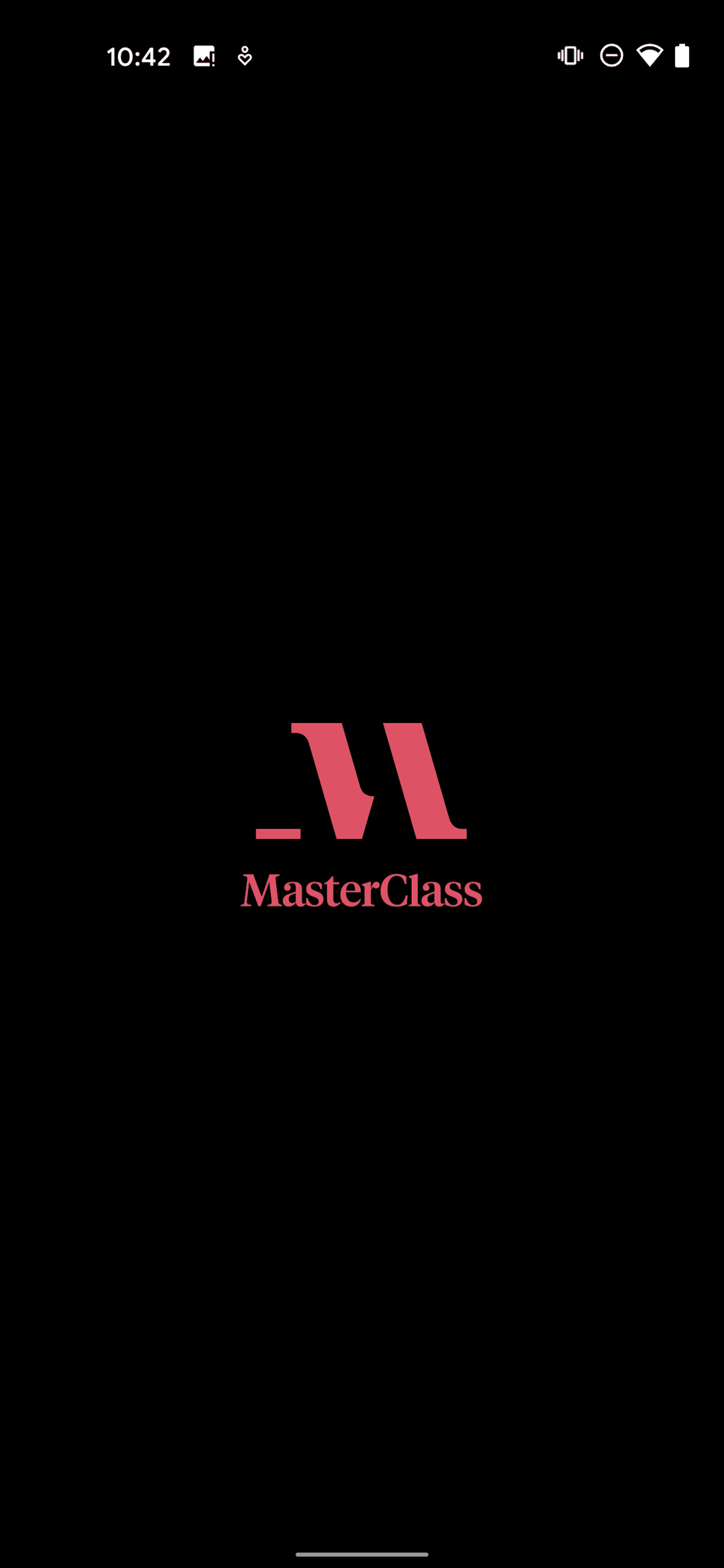 MasterClass Android Education interface screenshot 1
