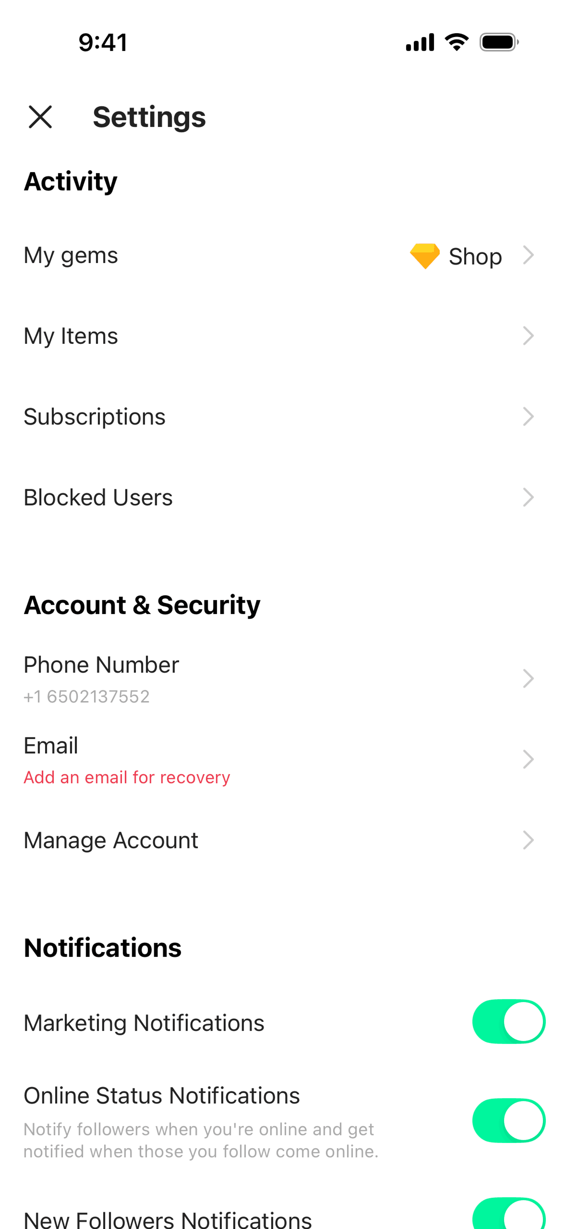 Azar iOS Social Networking interface screenshot 21