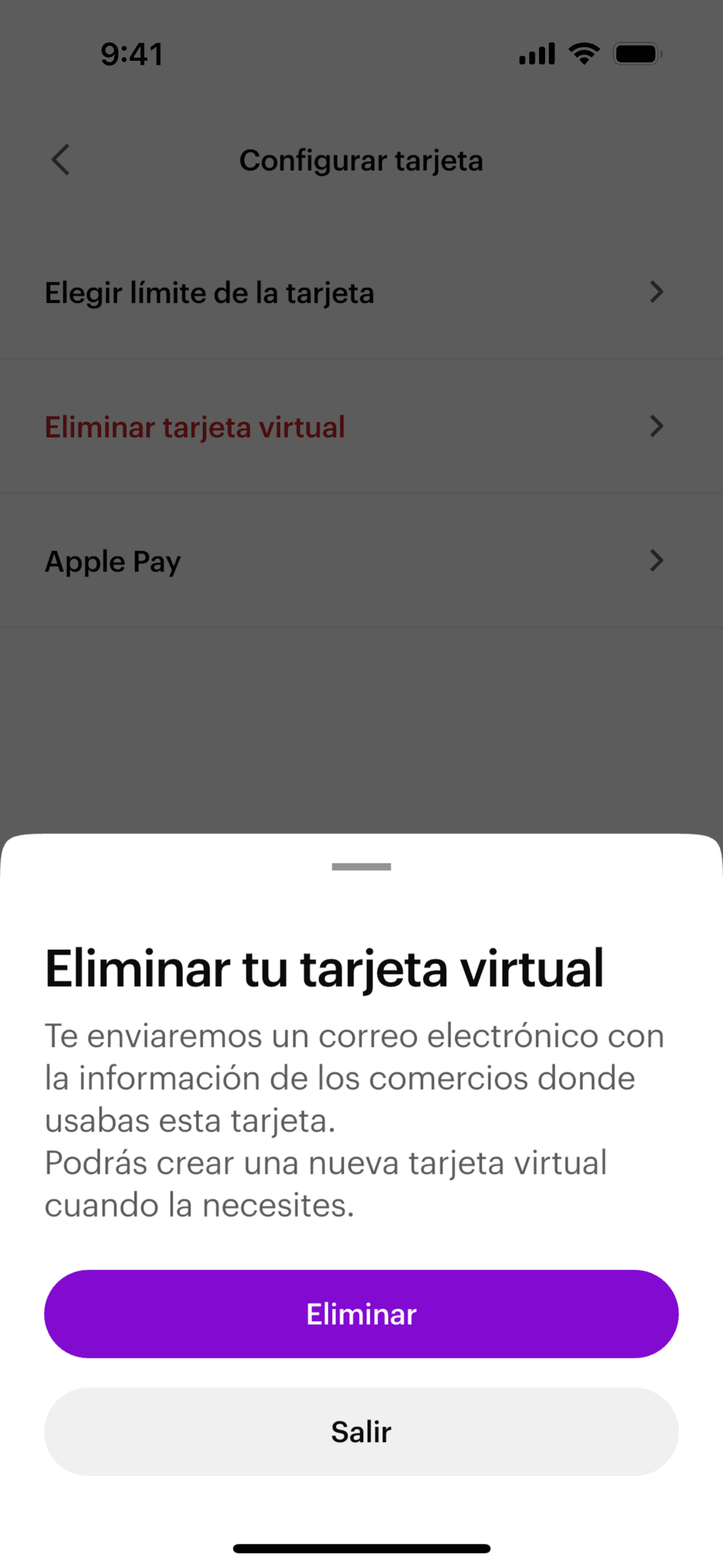Nu iOS Finance interface screenshot 13