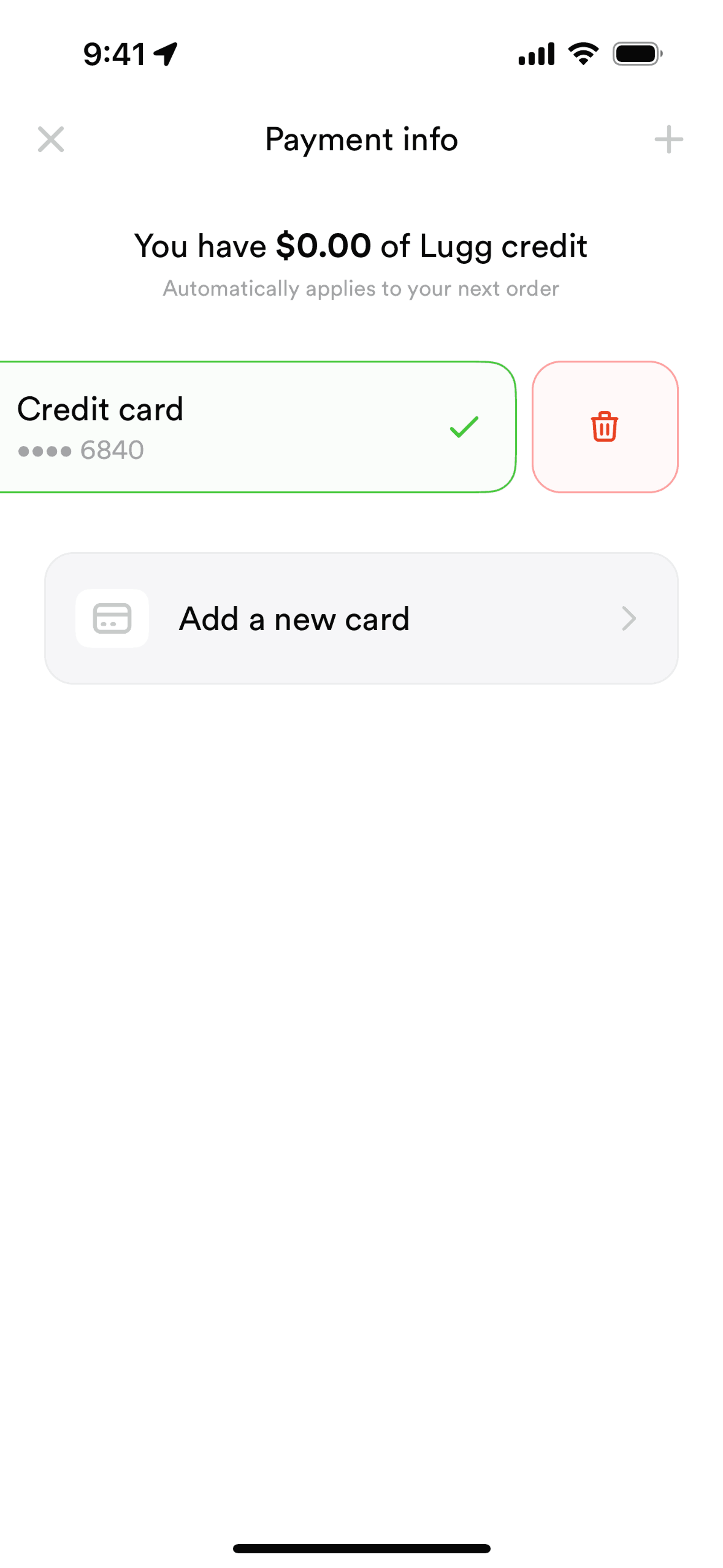 Lugg iOS Lifestyle interface screenshot 19
