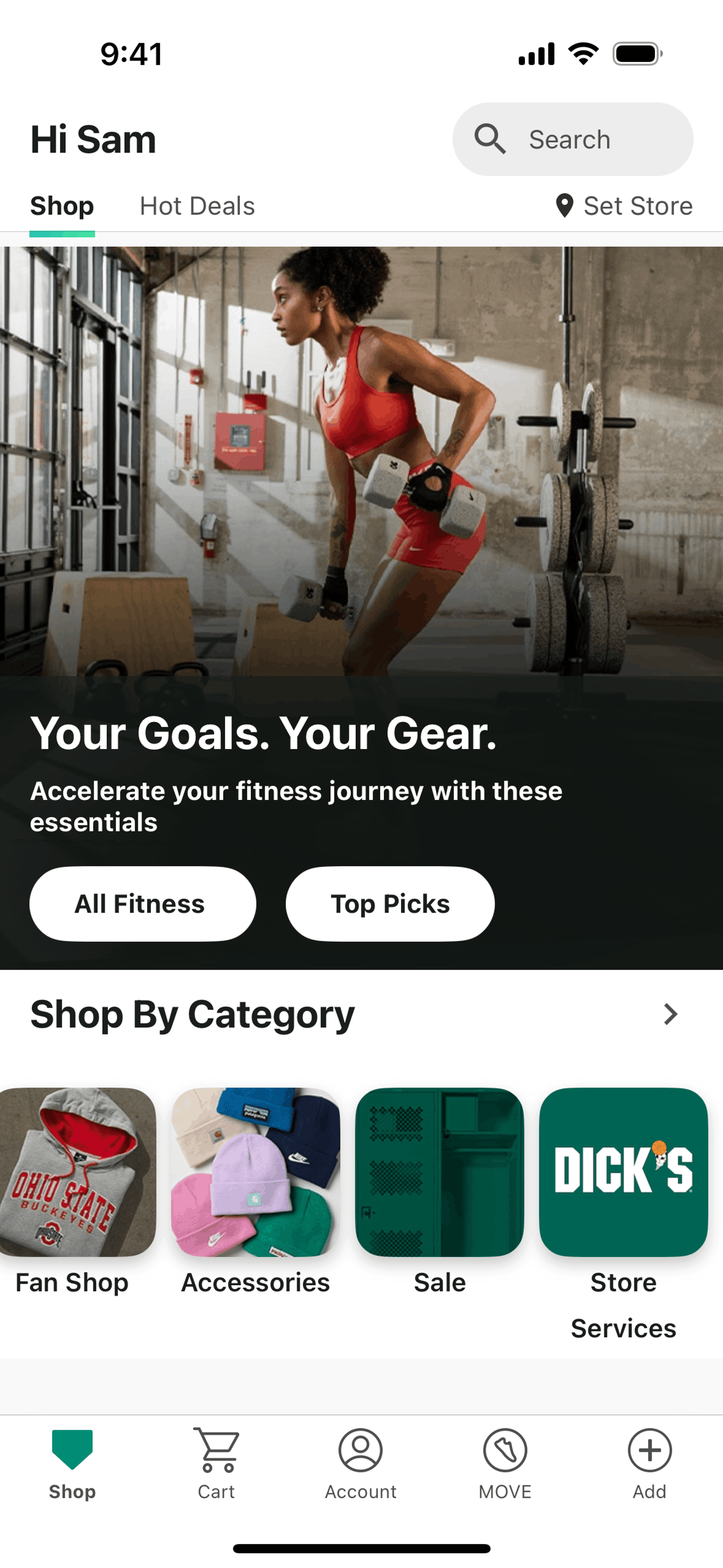 DICK’S Sporting Goods iOS Shopping interface screenshot 15