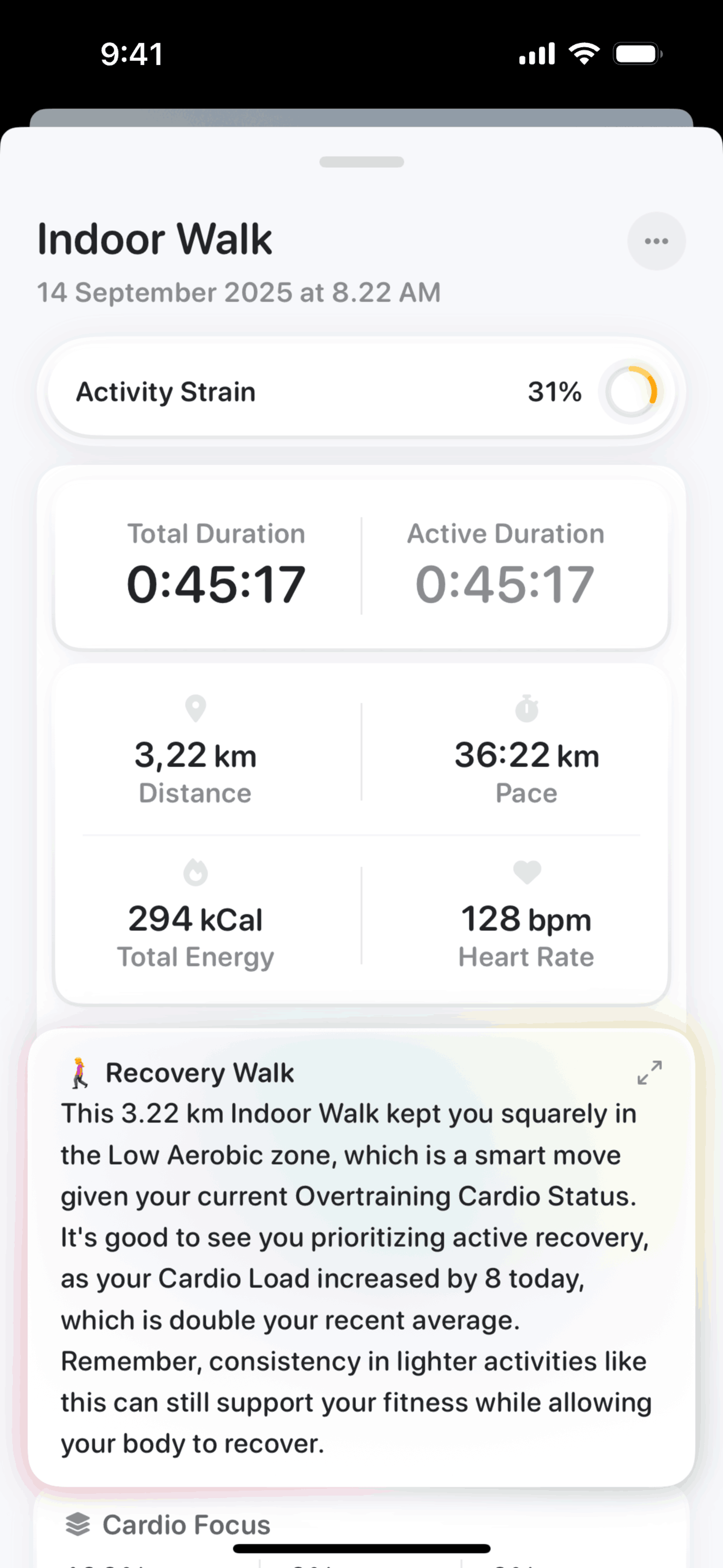 Bevel iOS Health & Fitness interface screenshot 23