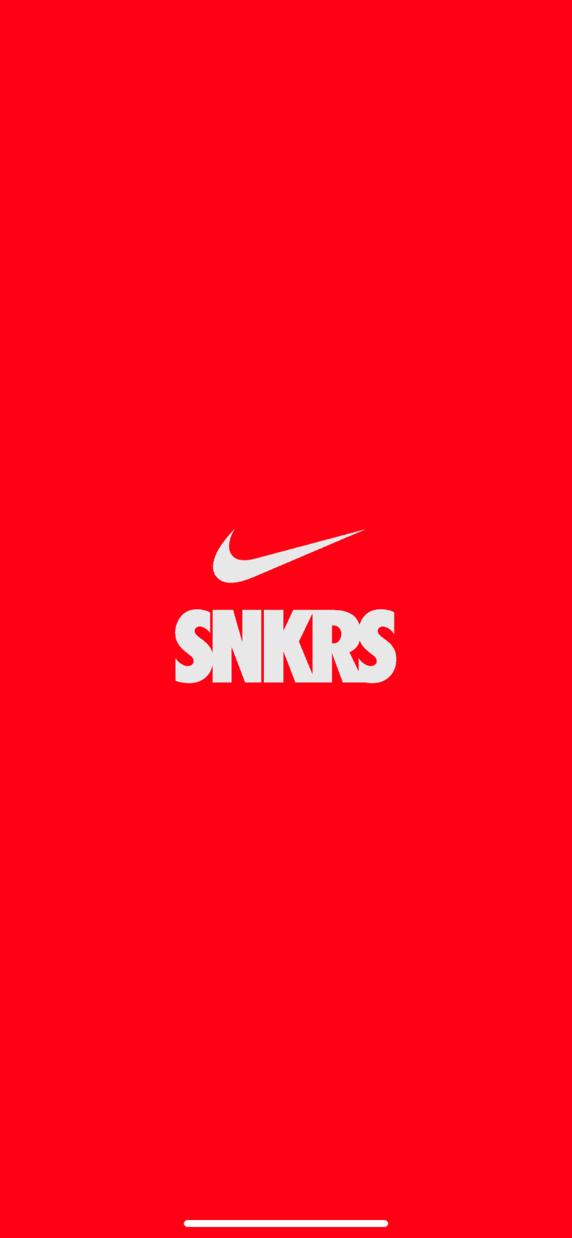 Nike SNKRS iOS Shopping interface screenshot 1