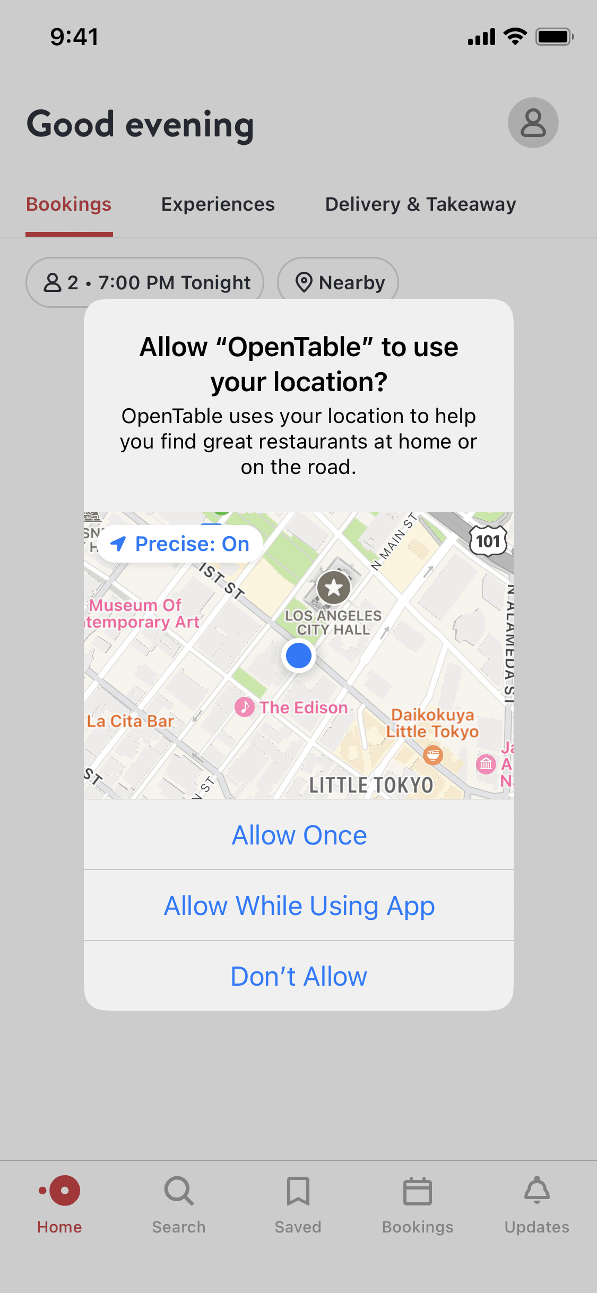 OpenTable iOS Food & Drink interface screenshot 9
