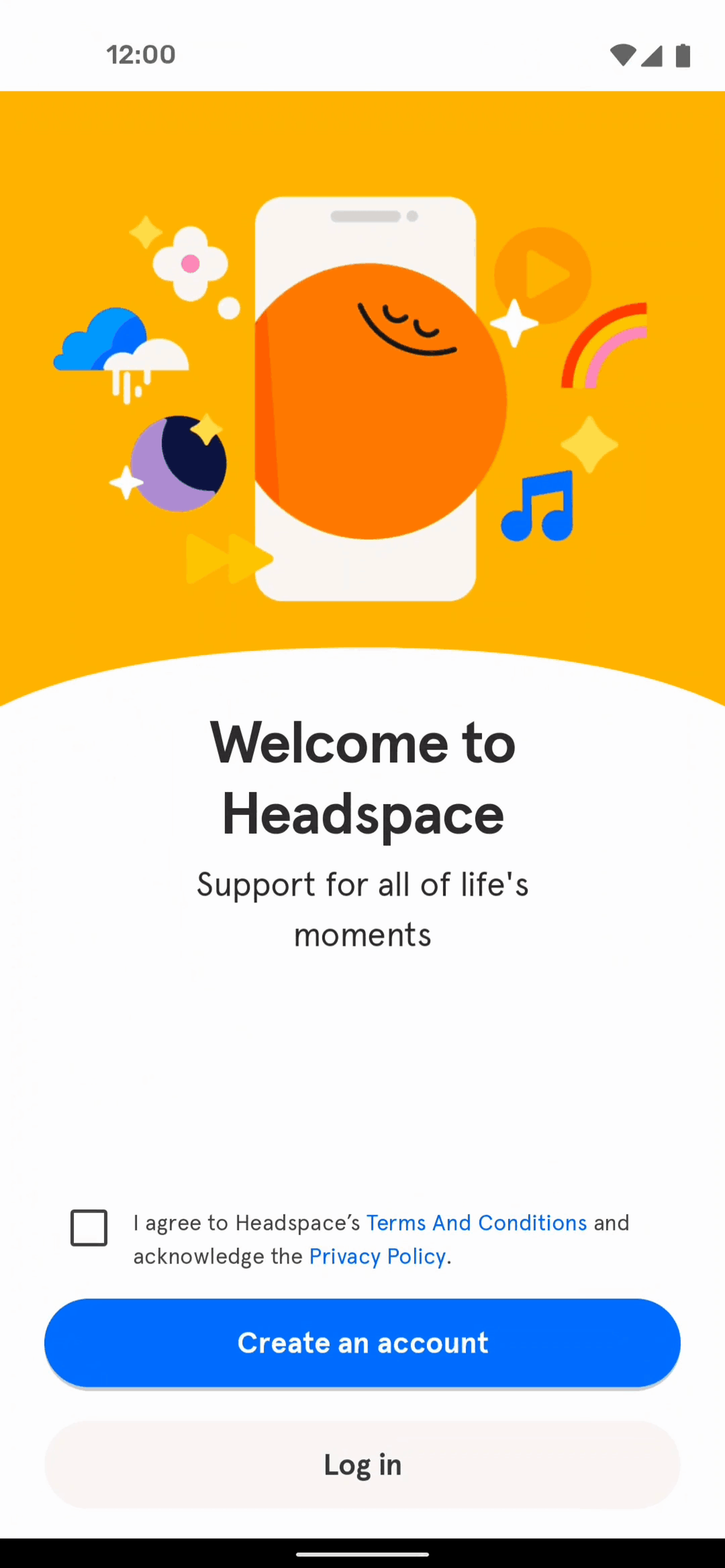 Headspace Android Health & Fitness interface screenshot 4