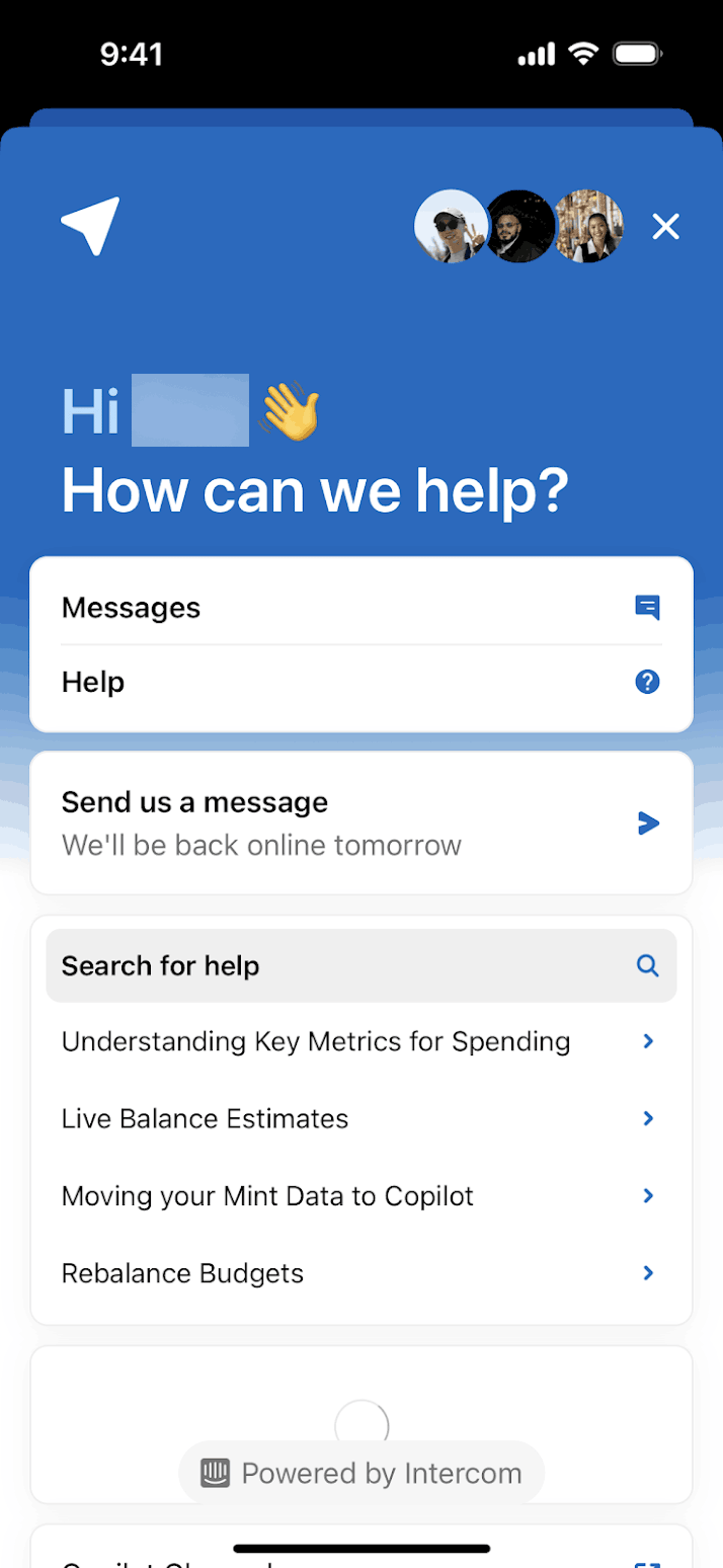Copilot iOS Finance interface screenshot 20