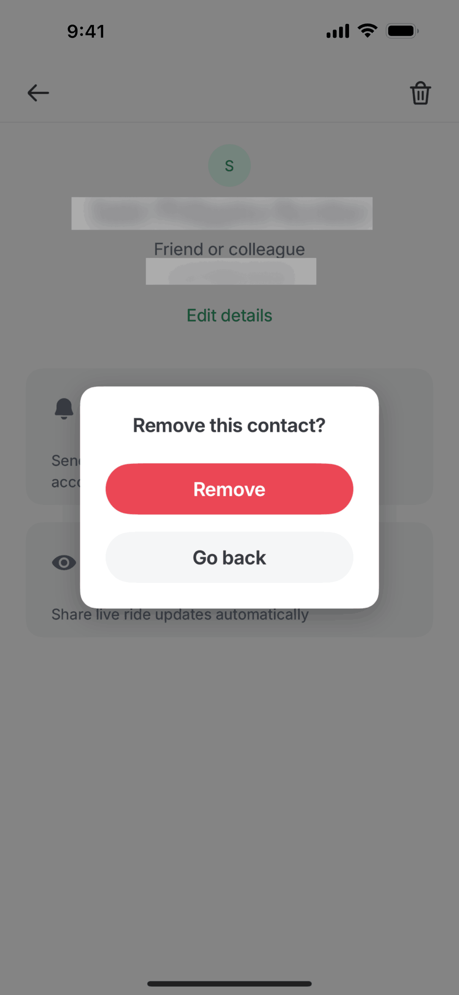 Bolt iOS Travel & Transportation interface screenshot 4