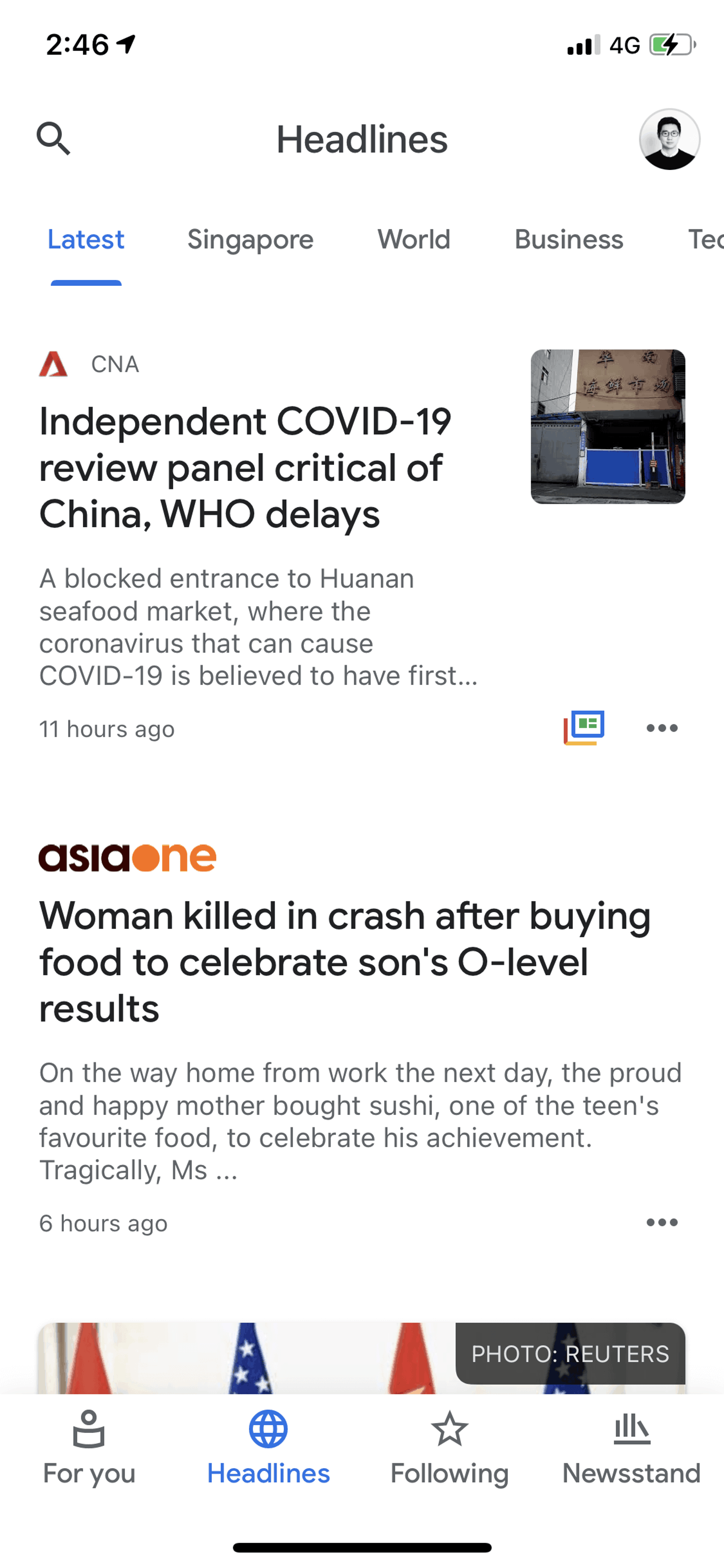 Google News iOS News interface screenshot 15