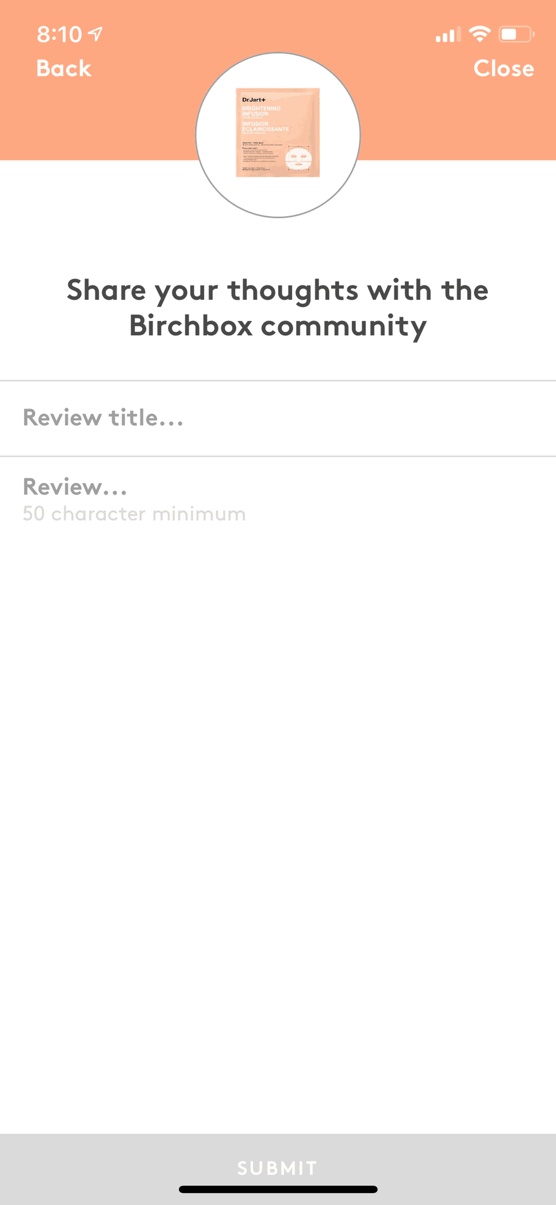 Birchbox iOS Shopping interface screenshot 22