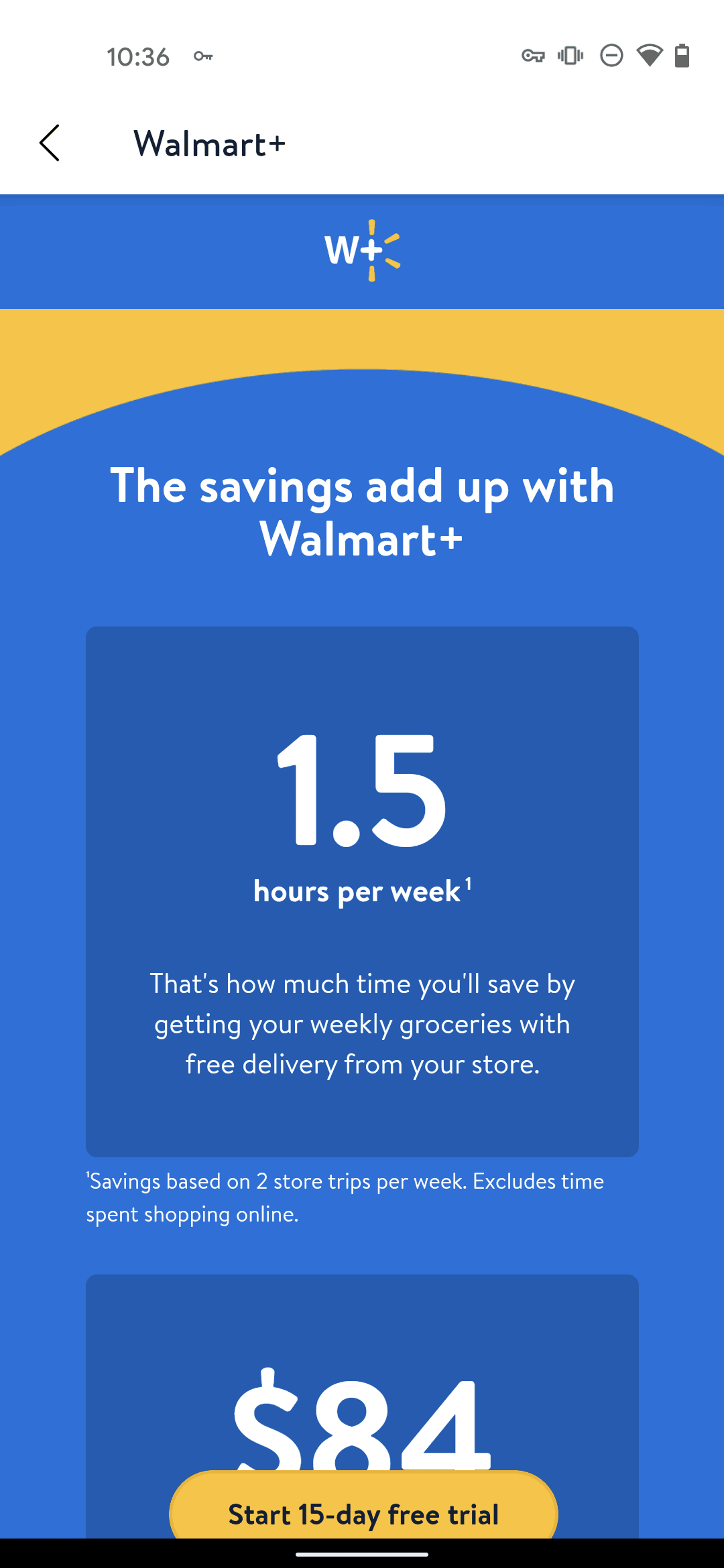 Walmart Android Shopping interface screenshot 13