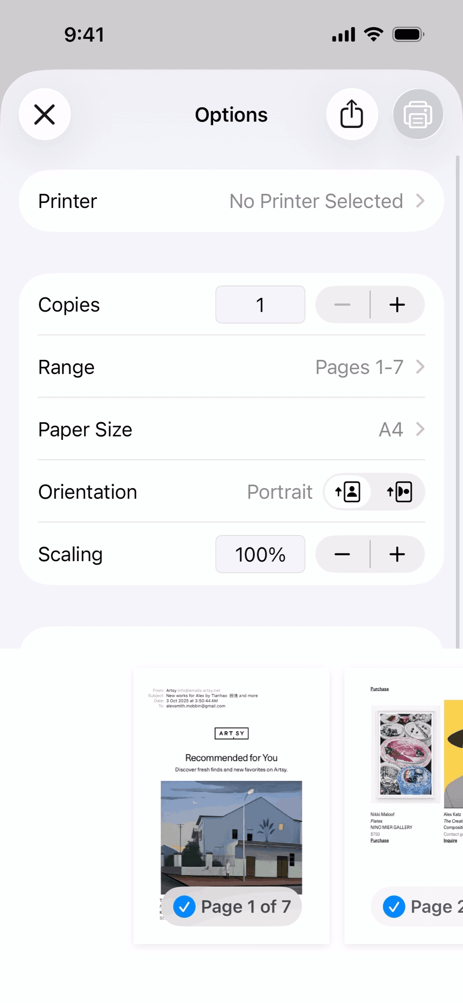 Apple Mail iOS Productivity interface screenshot 12