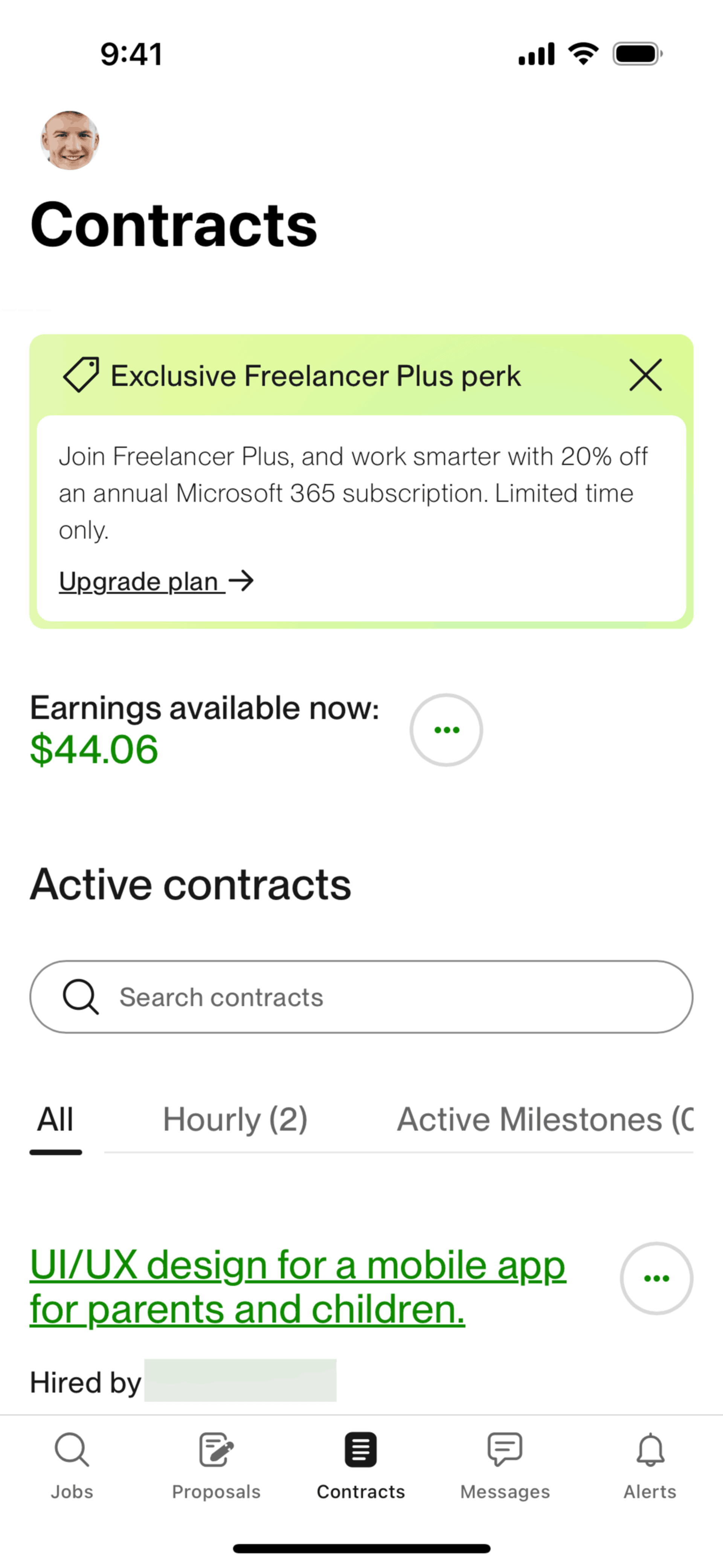 Upwork iOS Business interface screenshot 15