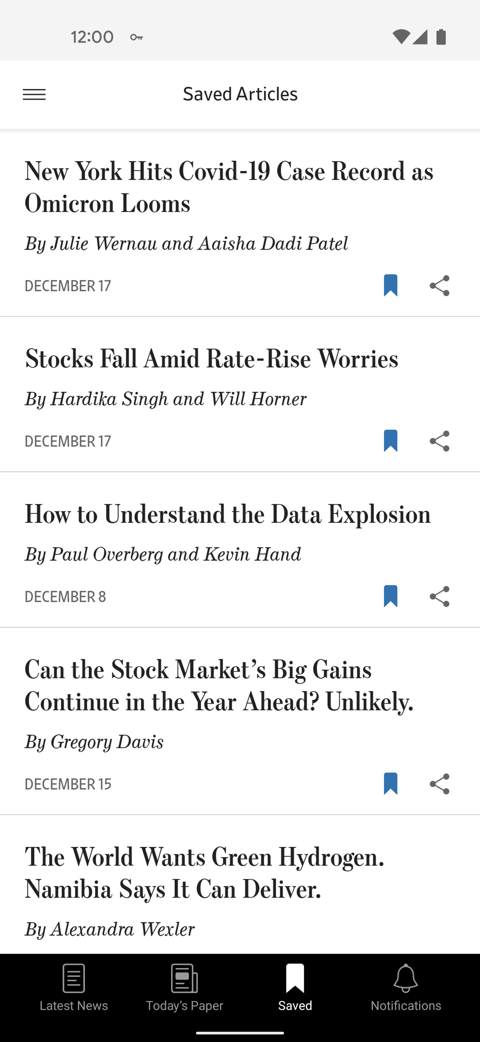 The Wall Street Journal Android News interface screenshot 24