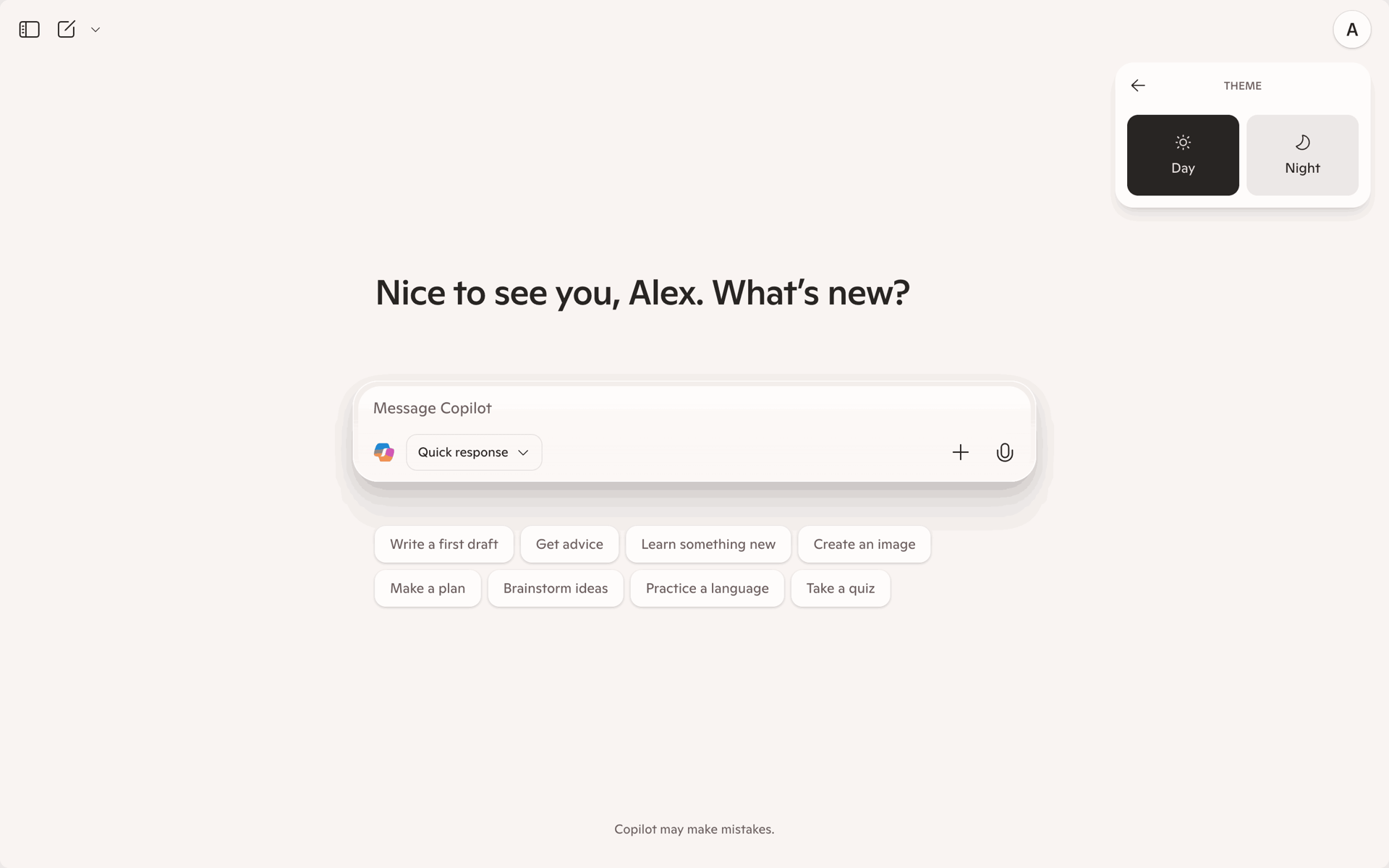 Microsoft Copilot Web AI interface screenshot 10