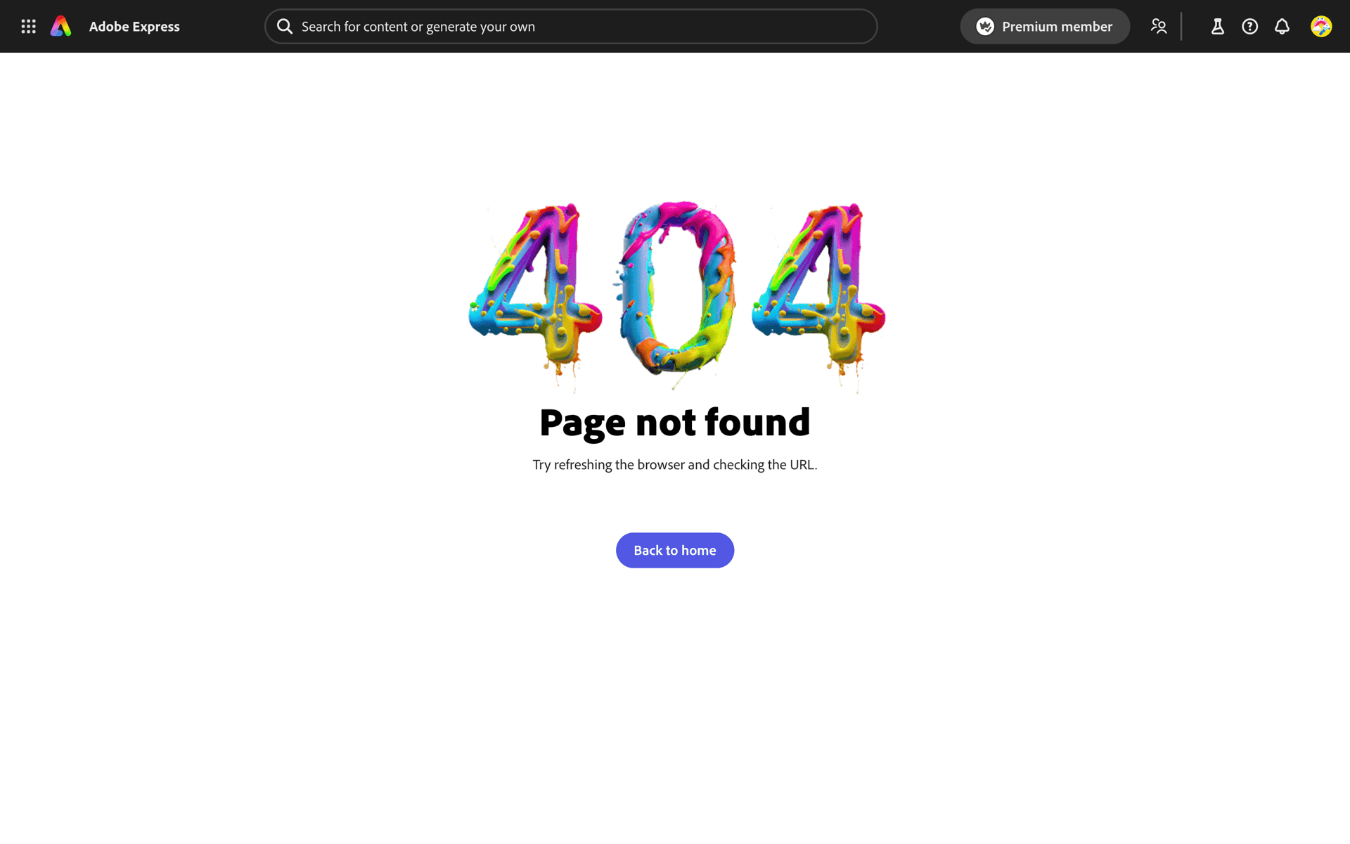 Adobe Express Web AI interface screenshot 2