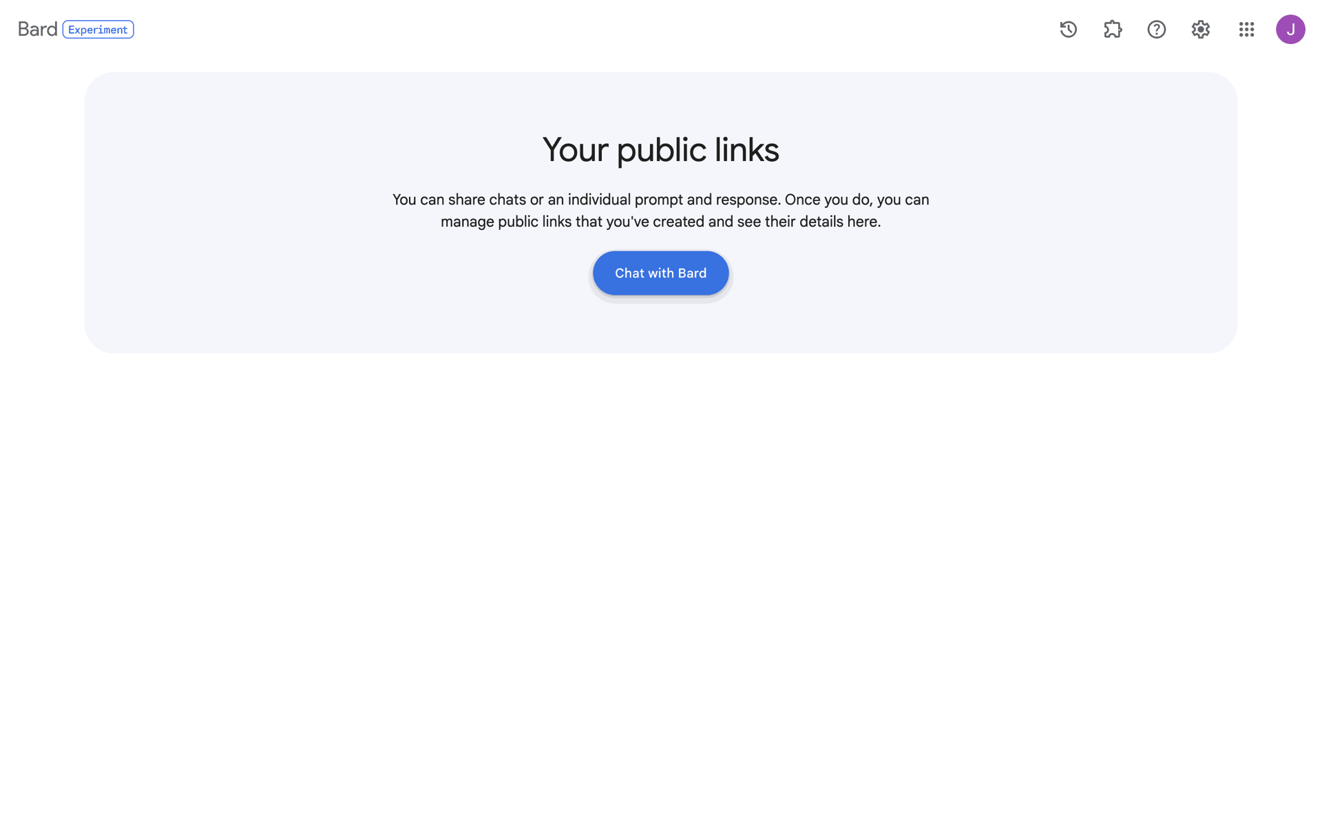 Bard Web AI interface screenshot 15