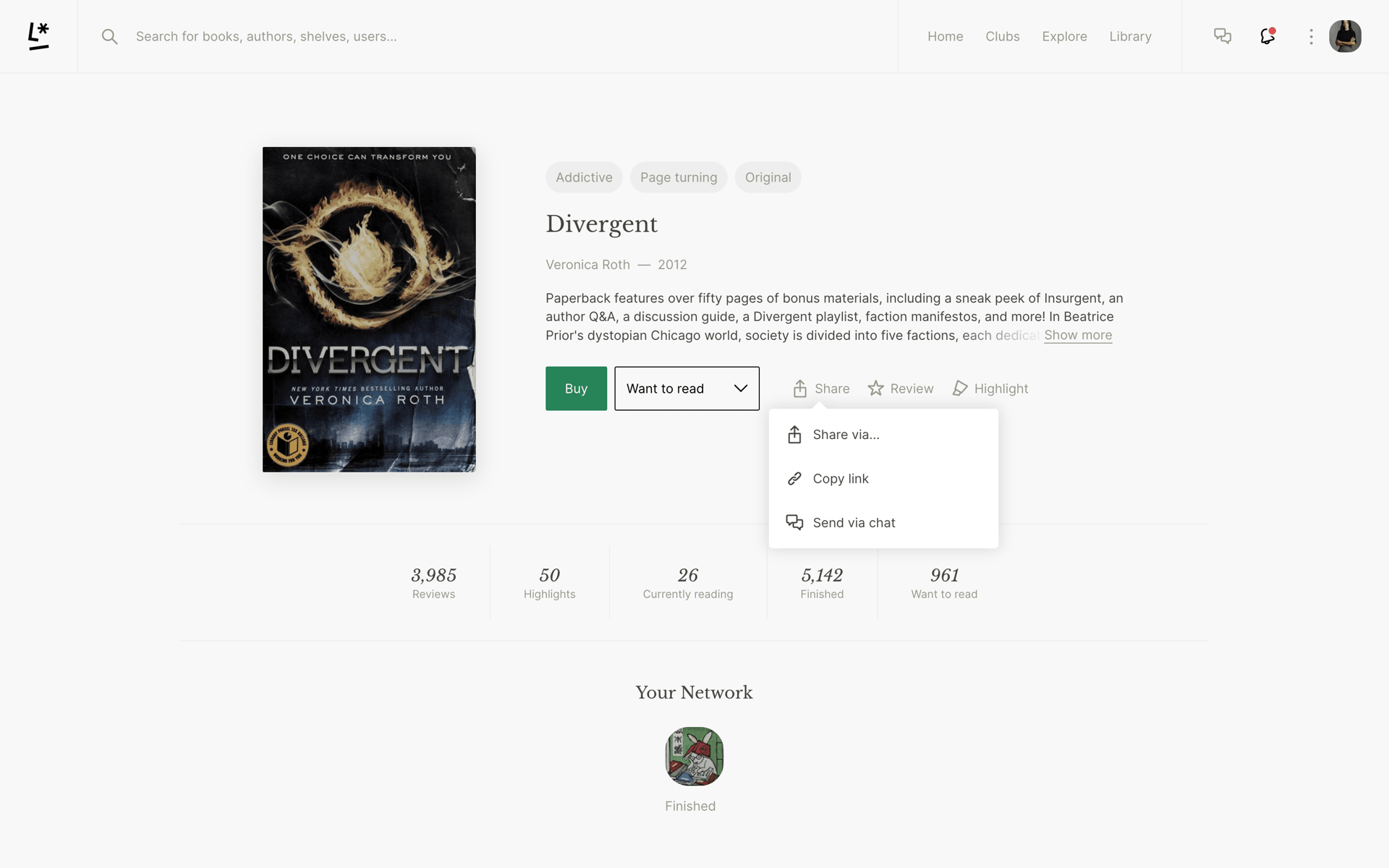 Literal Web Lifestyle interface screenshot 19