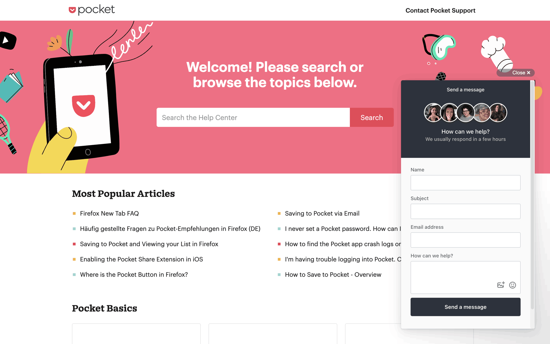 Pocket Web News interface screenshot 20
