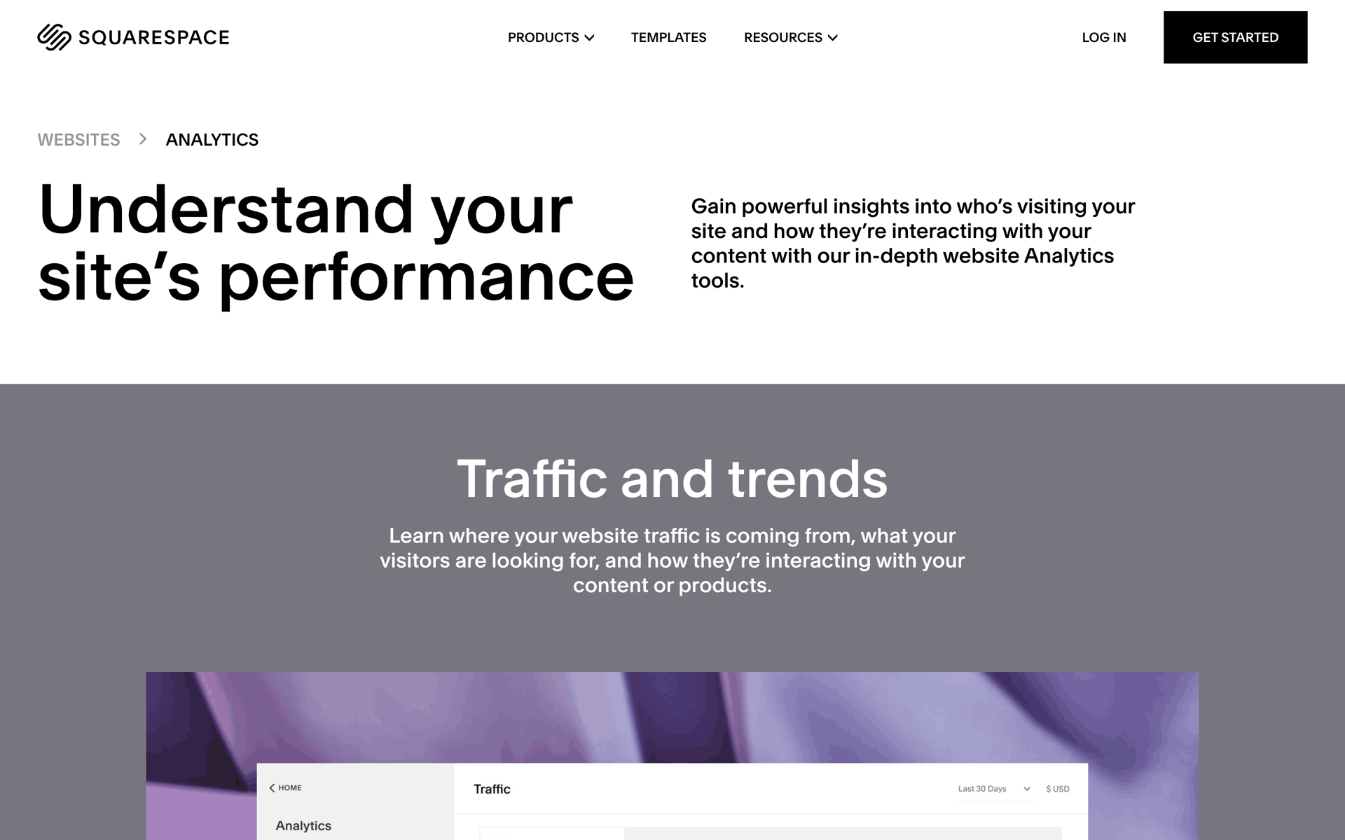 Squarespace Web Business interface screenshot 17