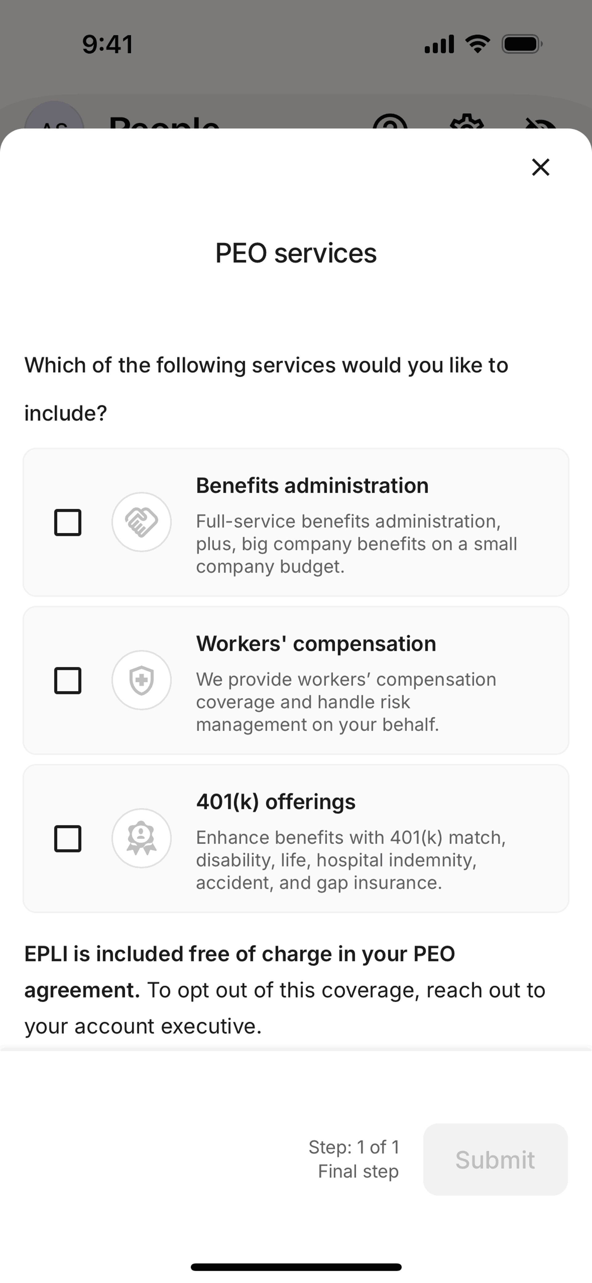 Deel iOS Business interface screenshot 22