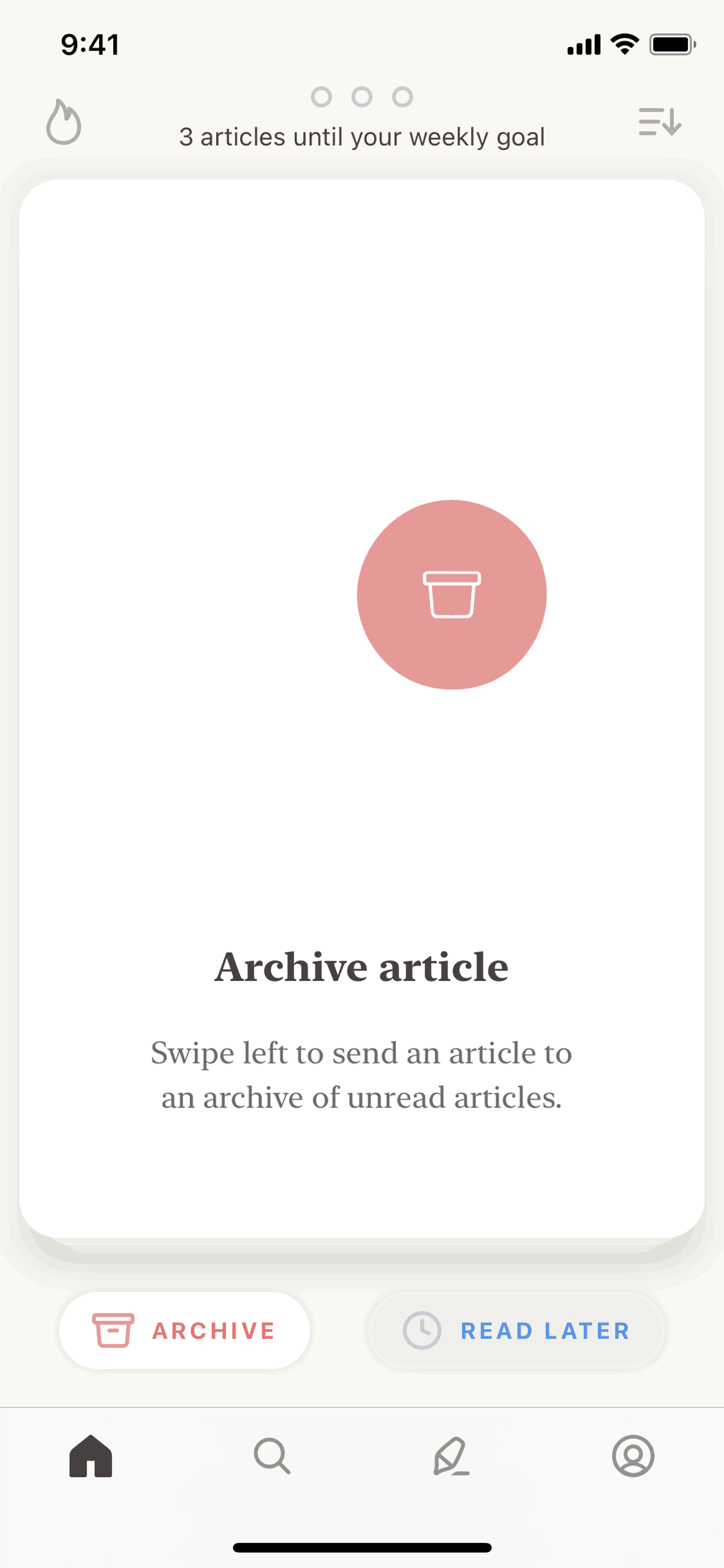 Alfread iOS Productivity interface screenshot 8