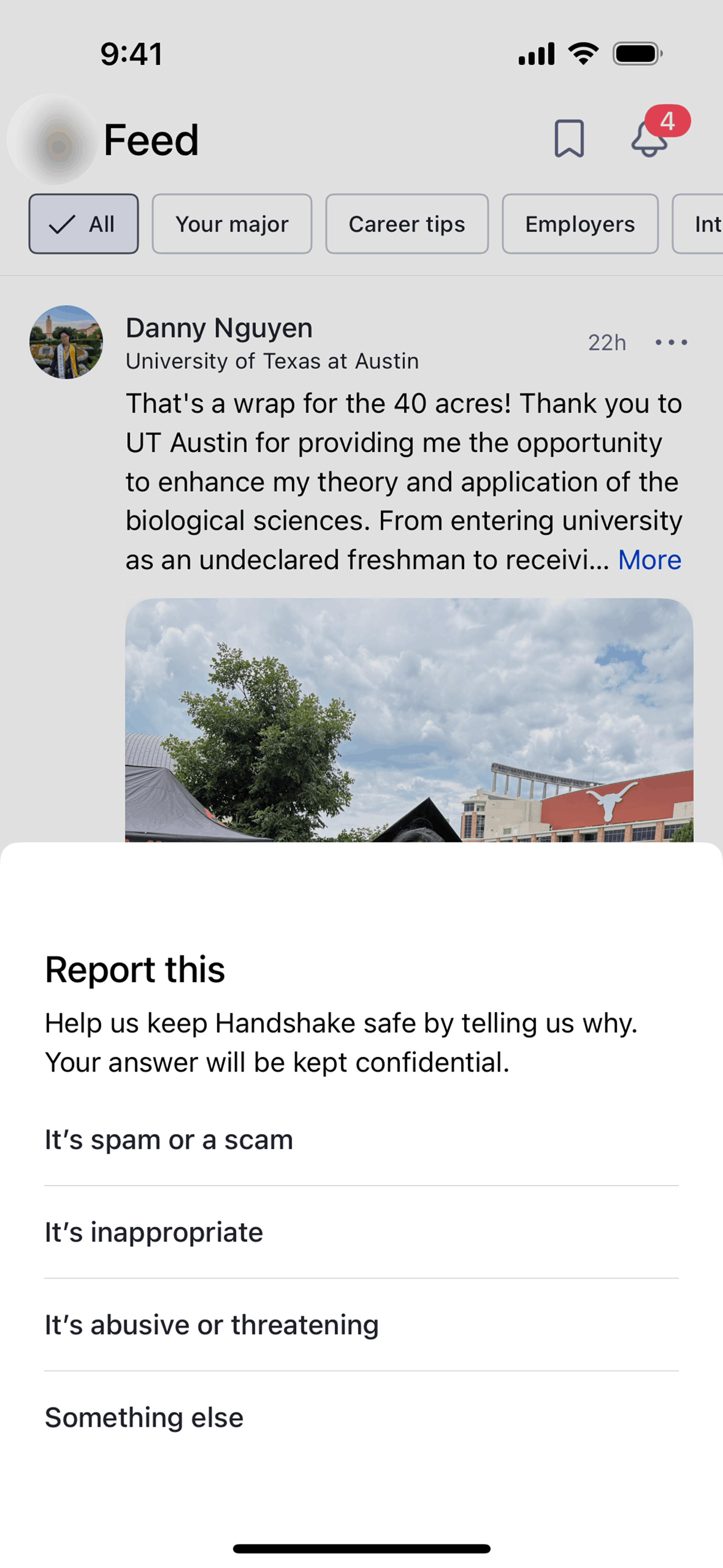 Handshake iOS Business interface screenshot 21