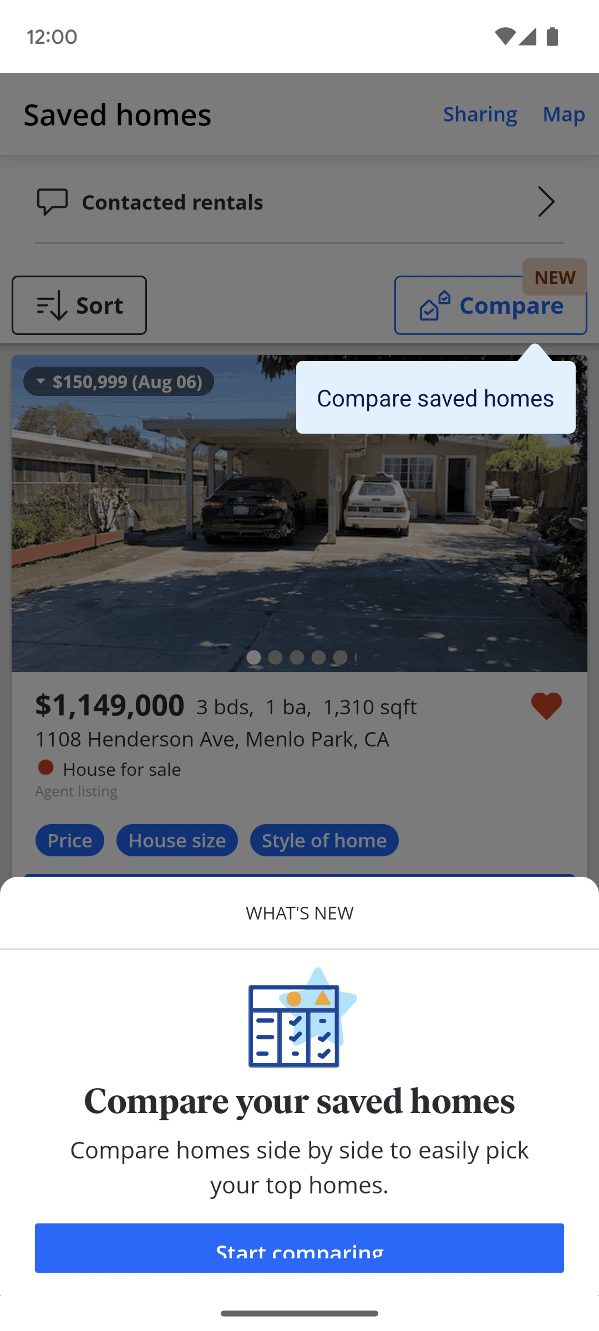 Zillow Android Real Estate interface screenshot 7