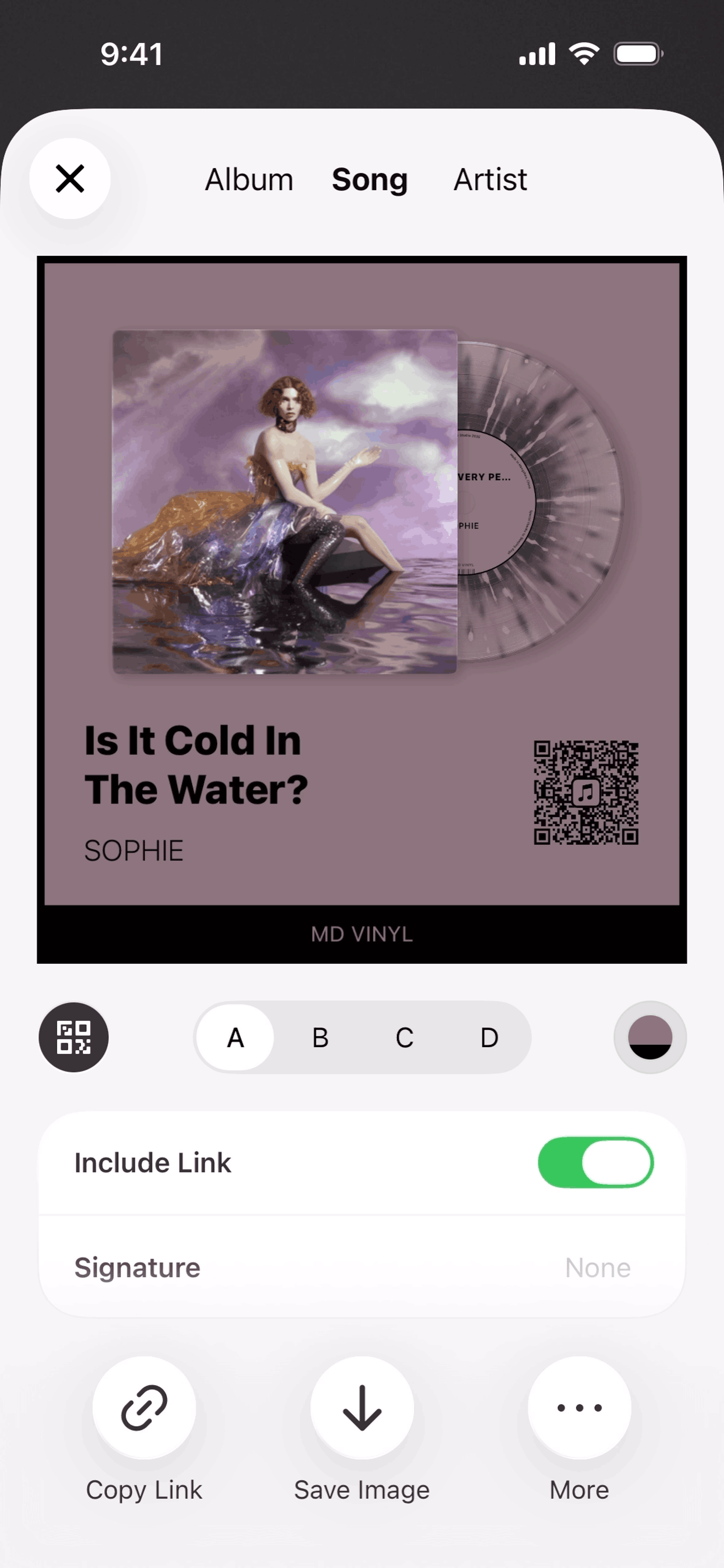 MD Vinyl iOS Music & Audio interface screenshot 16